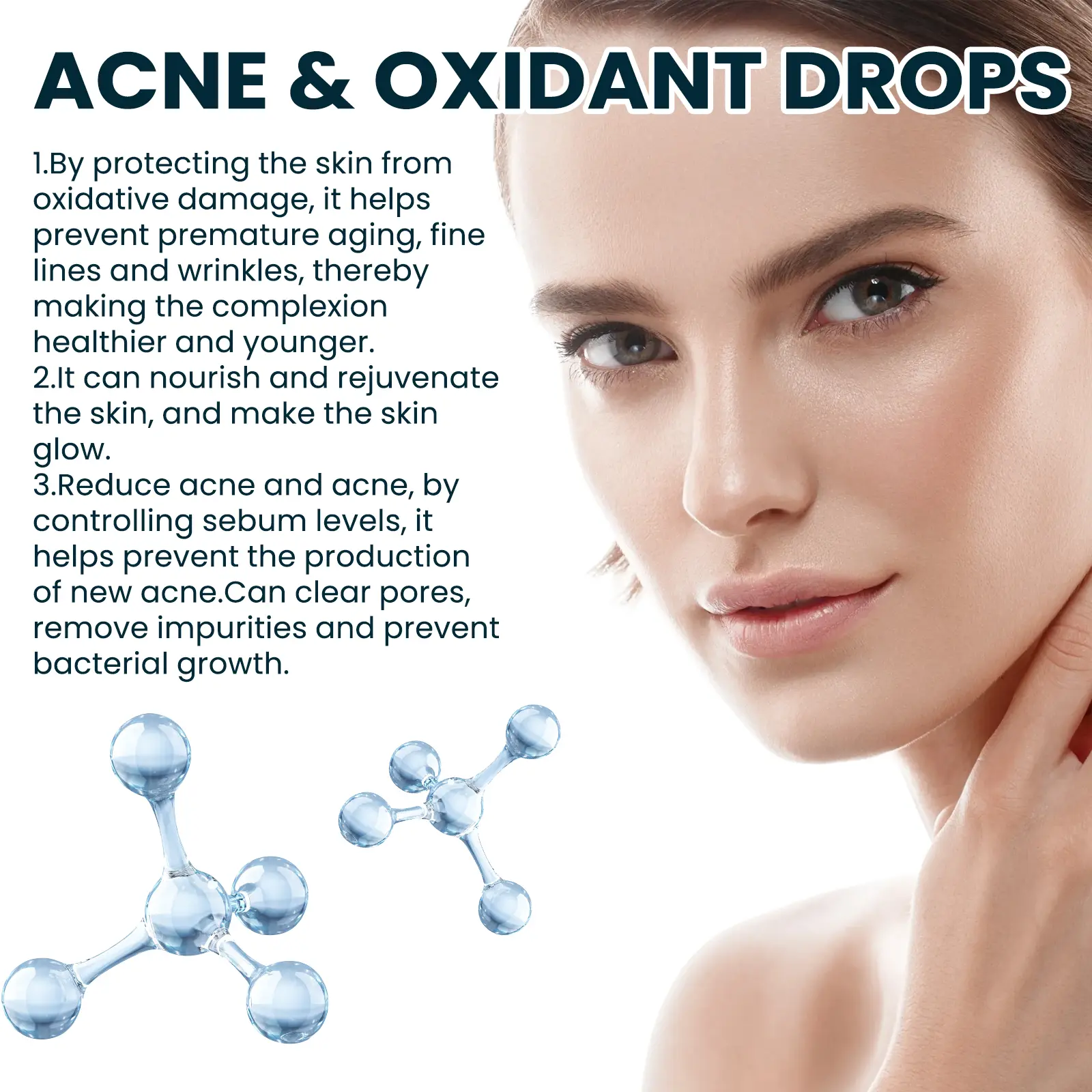 Googeer Acne Drops - Hydrating Skin Supplement for Clear Skin 10 googeer acne drops deep hydrating GOH02 A002 30 GN1 3345