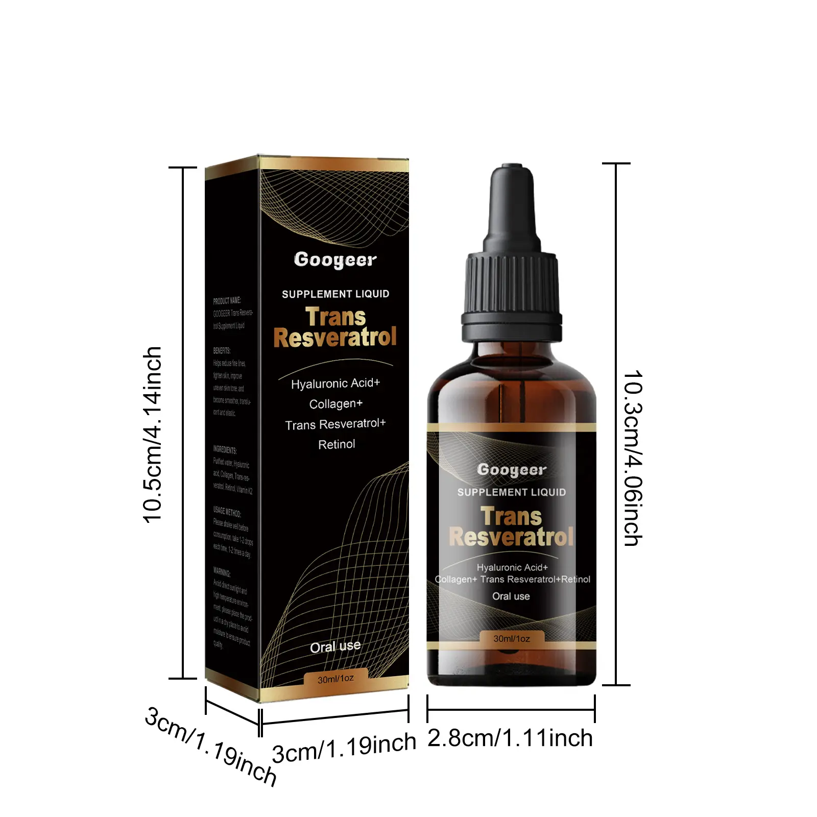 Anti-Wrinkle Supplement for Skin Hydration & Fine Lines - Googeer 7 googeer anti wrinkle rejuvenation supplement GOH02 A043 30 BK1 1504