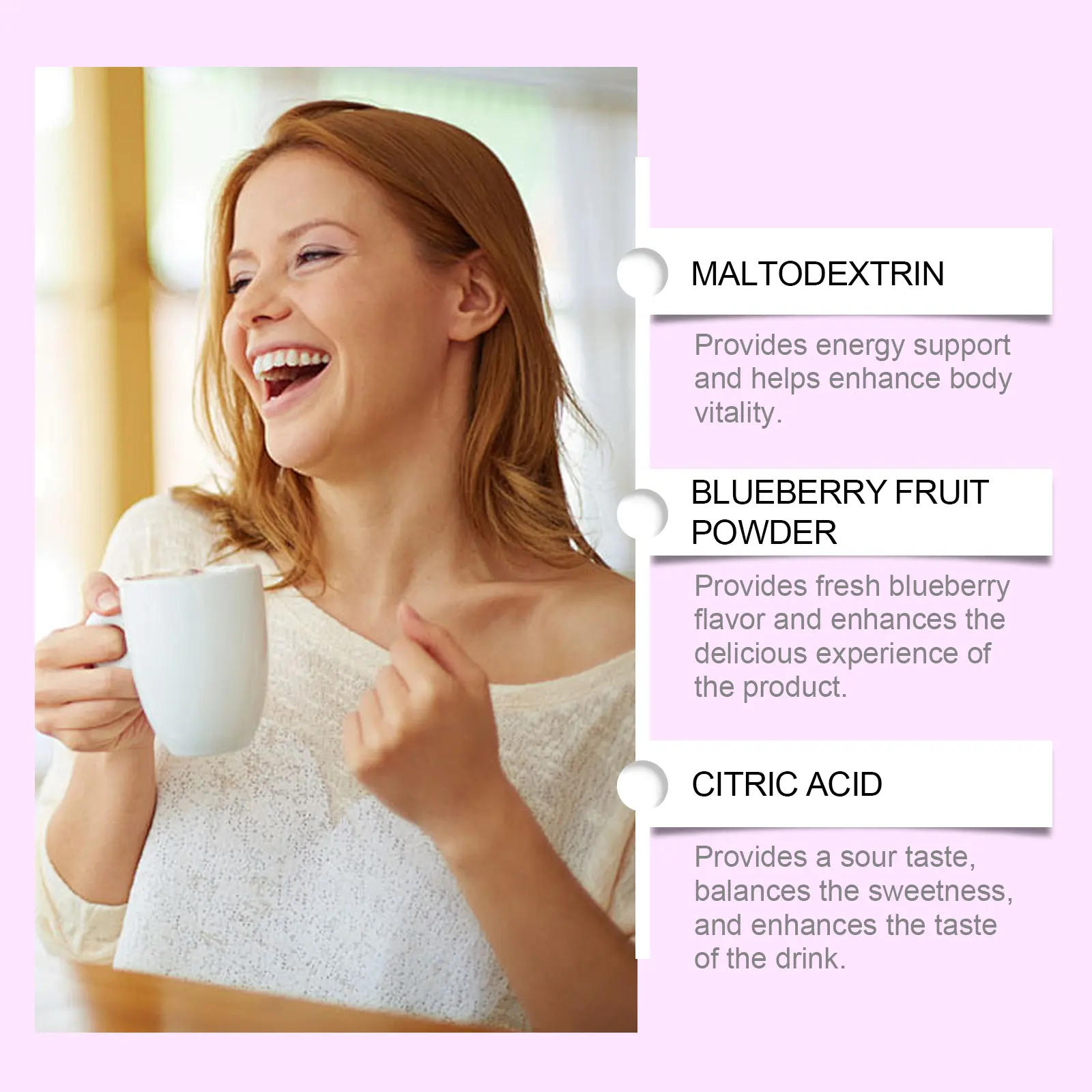 Antioxidant Drink Powder with Collagen Peptides - Blueberry Flavor 11 googeer antioxidant powder body GO A06 0003 01 4163
