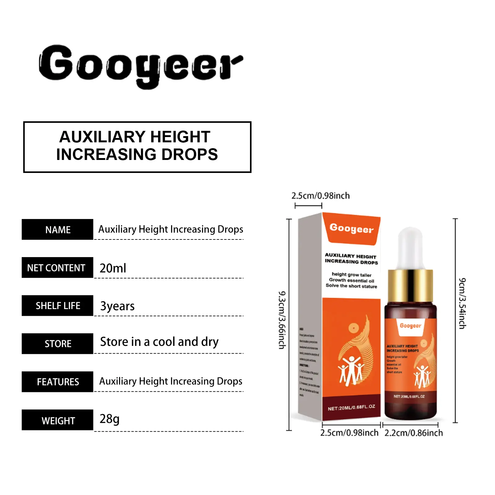 Assisted Elevation Body Treatment Drops - Bedtime Formula 7 googeer assisted elevation drops body GO B07 0082 01 4709