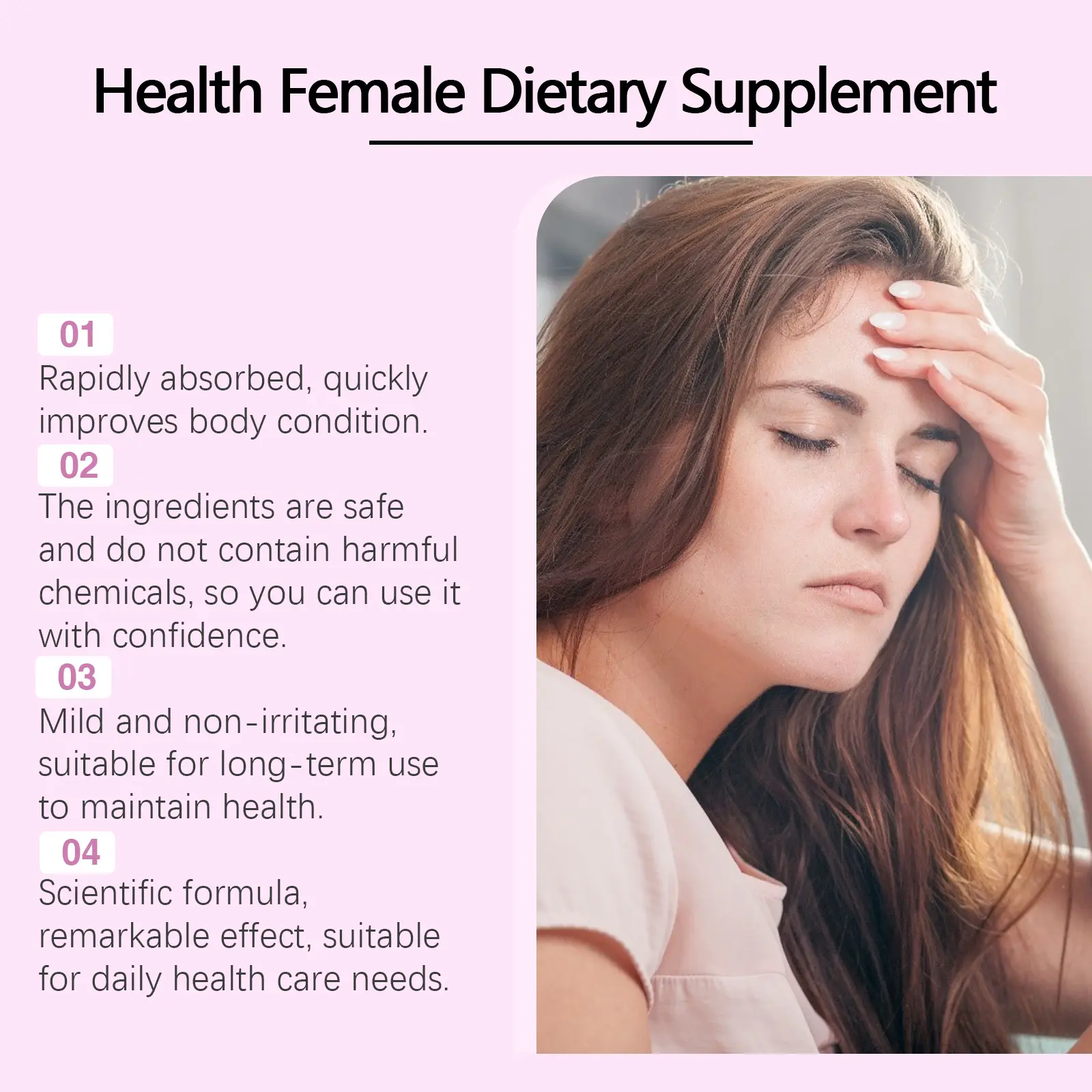 Women's Balance Support Dietary Supplement with Mint Leaf Extract - Googeer 11 googeer balance support supplement women GO I02 0147 01 3538