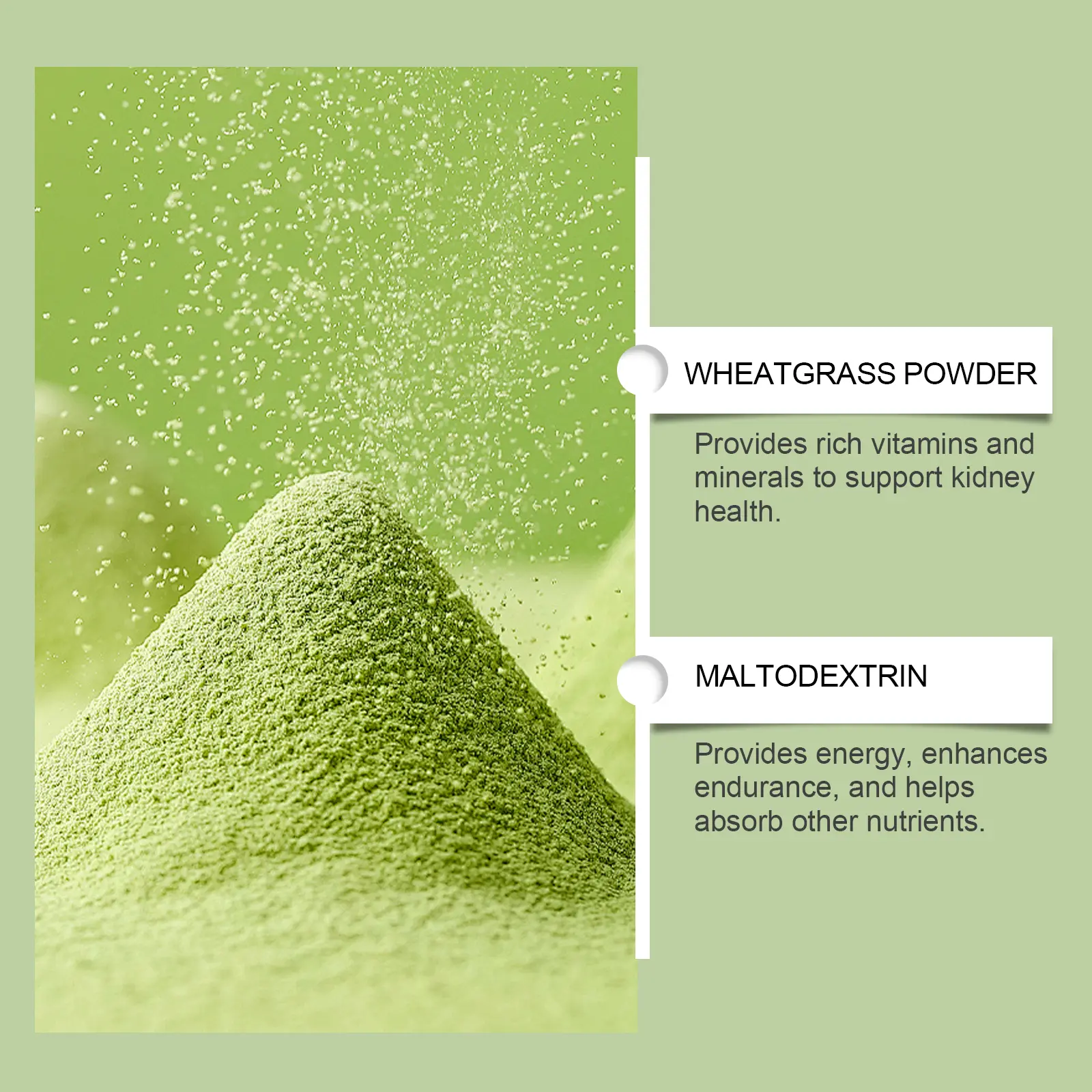 Barley Grass Powder Nutrient-Rich Dietary Supplement - Googer 11 googeer barley grass powder body GO B07 0069 01 3892
