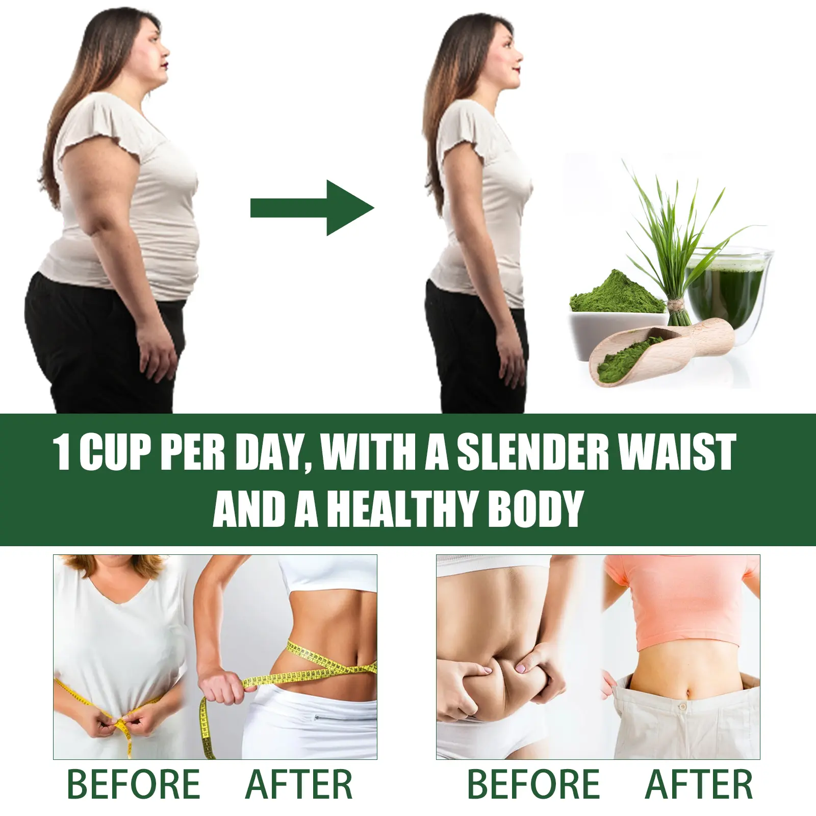 Barley Grass Powder Dietary Supplement Pack - GoGetter 12 googeer barley powder body shaping GOH01 A002 20 GN1 3112