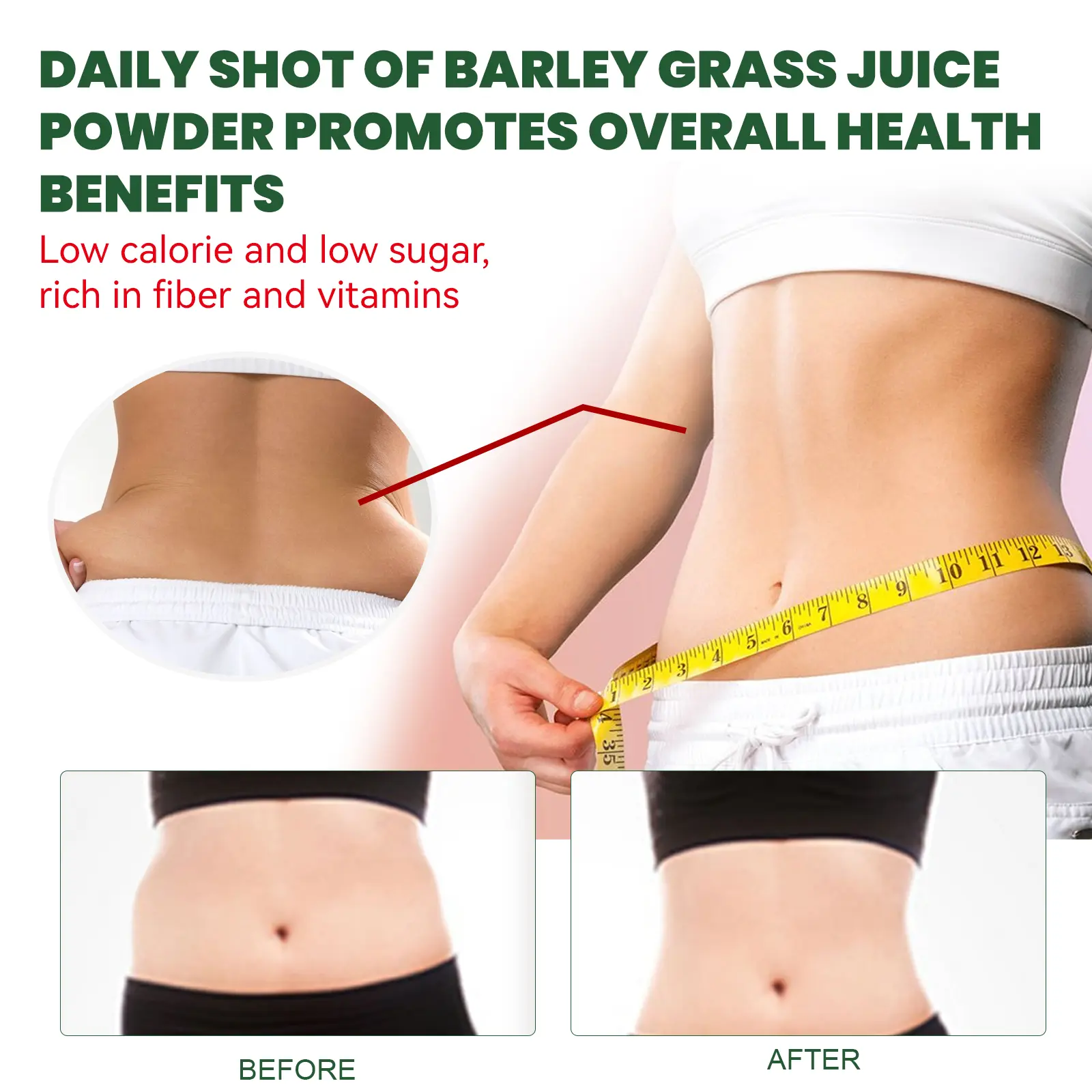 Barley Grass Powder Dietary Supplement Pack - GoGetter 13 googeer barley powder body shaping GOH01 A002 20 GN1 3113