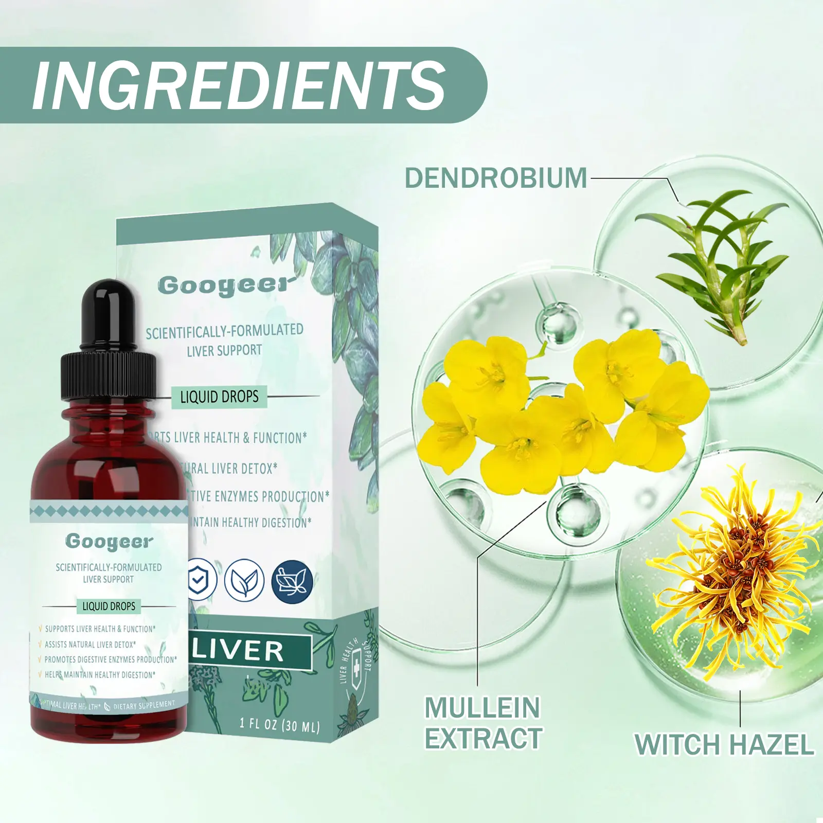 Body Care Drops for Digestive Support and Liver Health - Googeer 8 googeer body care drops bad breath GOA08 A001 30 GN1 3286