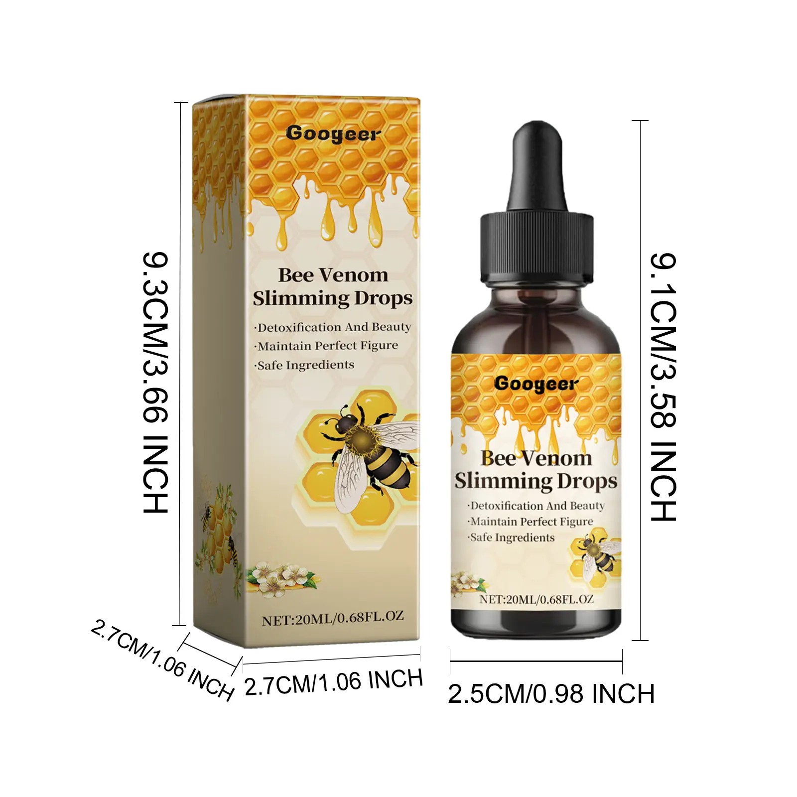 Wellness Support Body Care Drops with Vitamin B1 & Mint 7 googeer body care drops lithe body GOI02 A037 20 OG1 4152