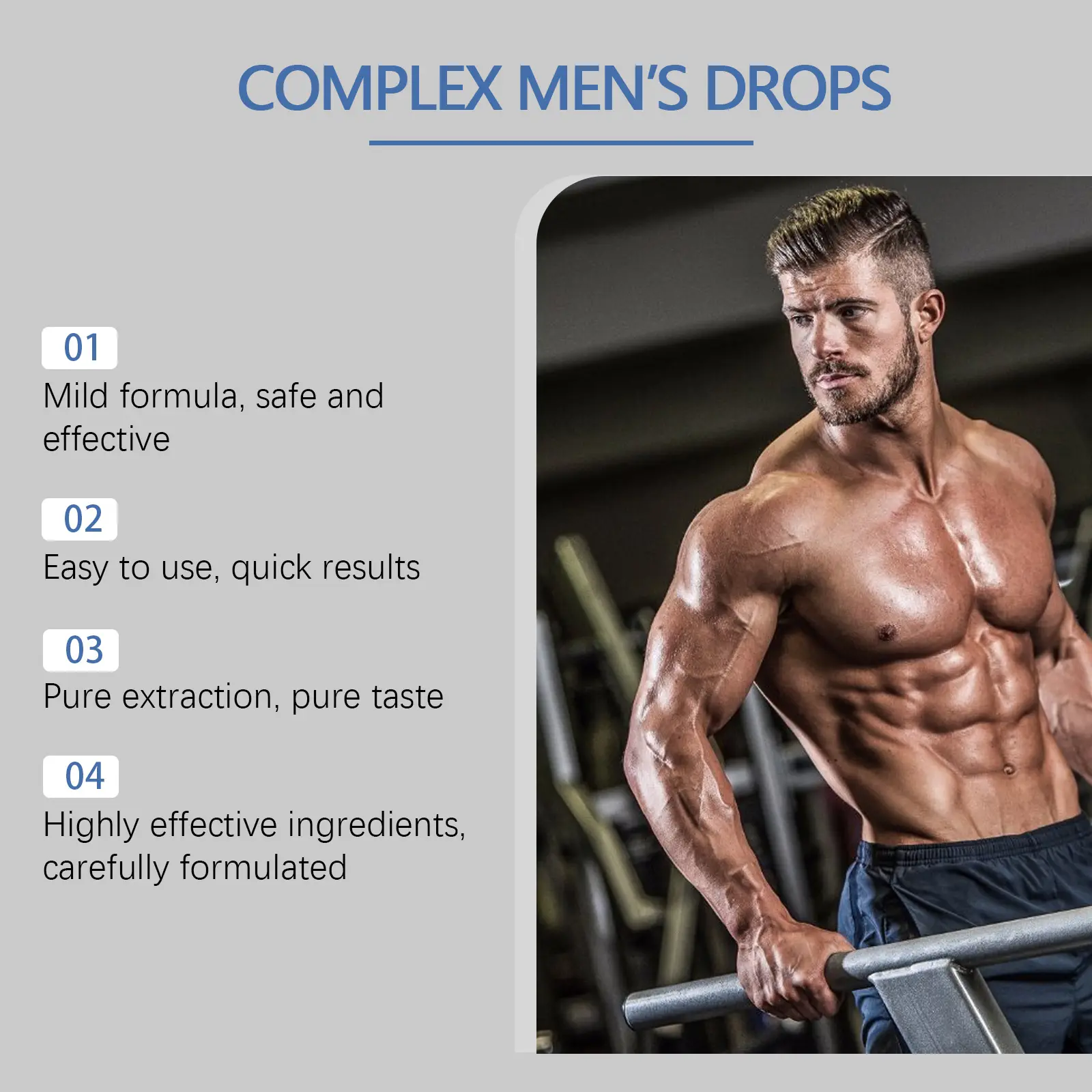 Googeer Body Care Drops for Men - Wellness Supplement Formula 12 googeer body care drops men supplement GOI02 A051 30 BU1 2706