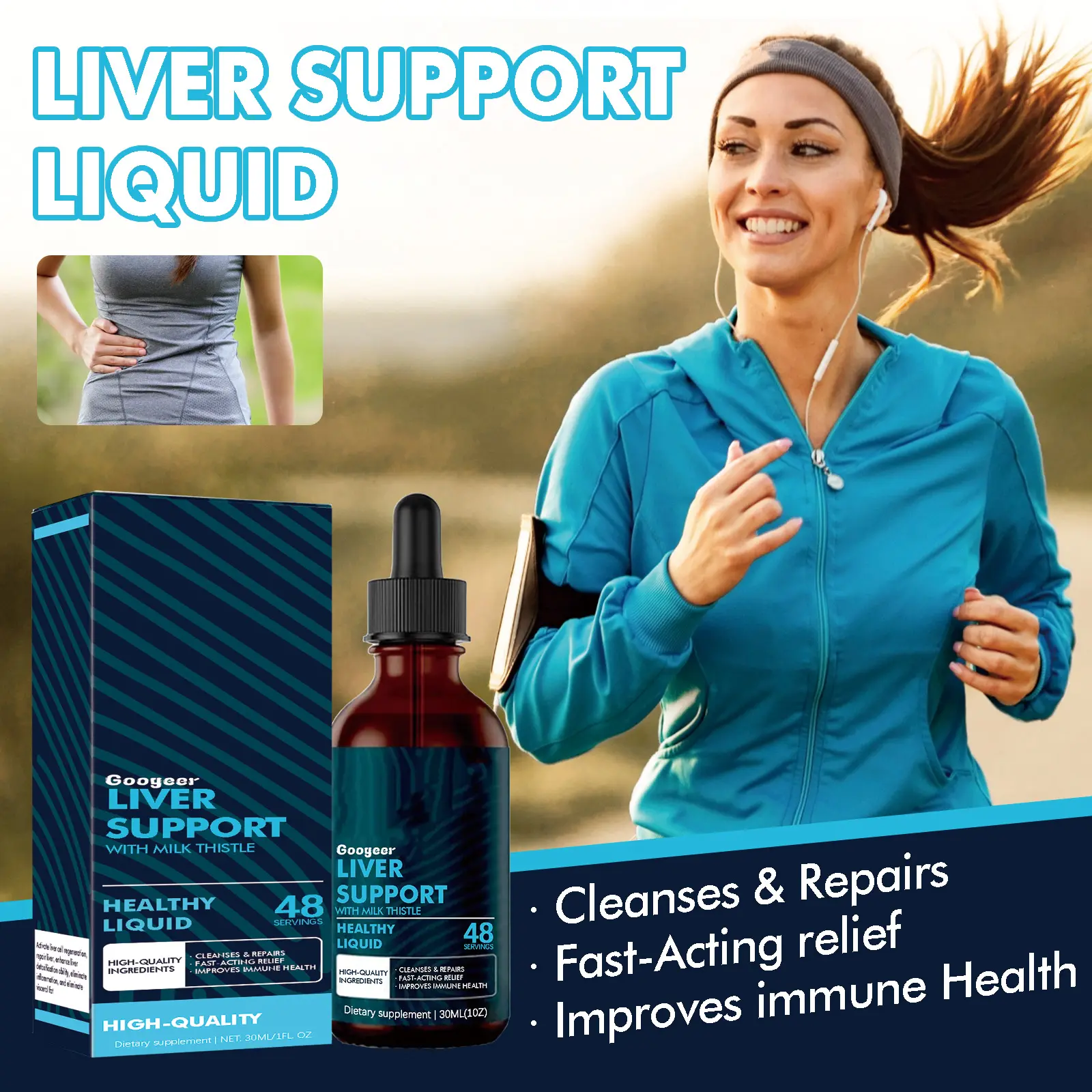 Body Care Drops for Energy and Detoxification Support 15 googeer body care drops physical stress GOH02 A020 30 BU1 4380