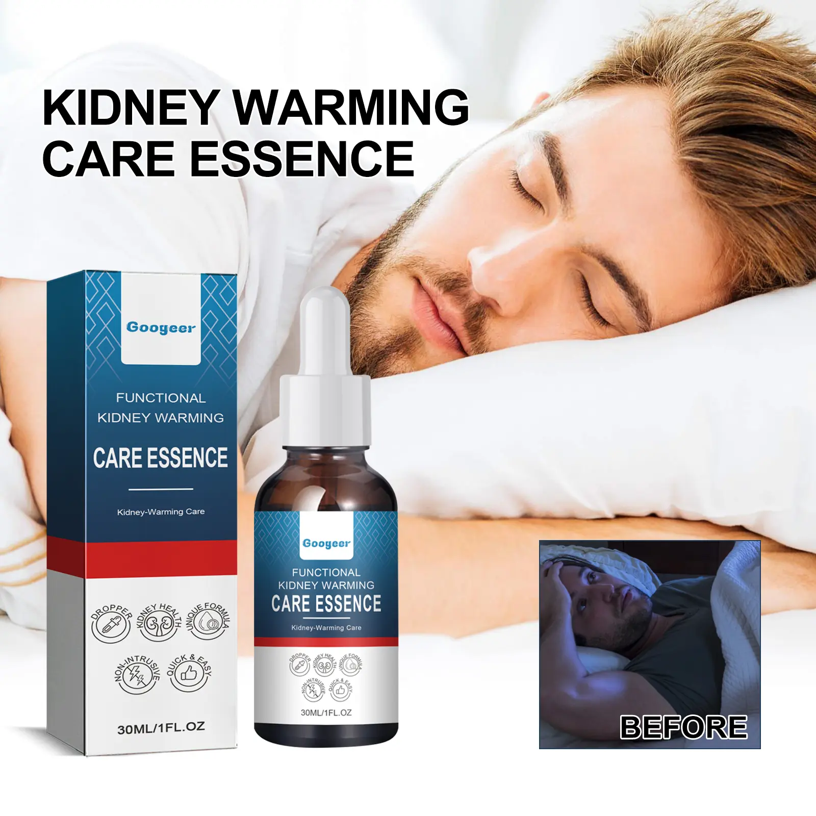 Natural Herbal Body Care Drops for Daily Wellness - Googer 8 googeer body care drops sleep back pain GOB07 A001 30 BU1 1278