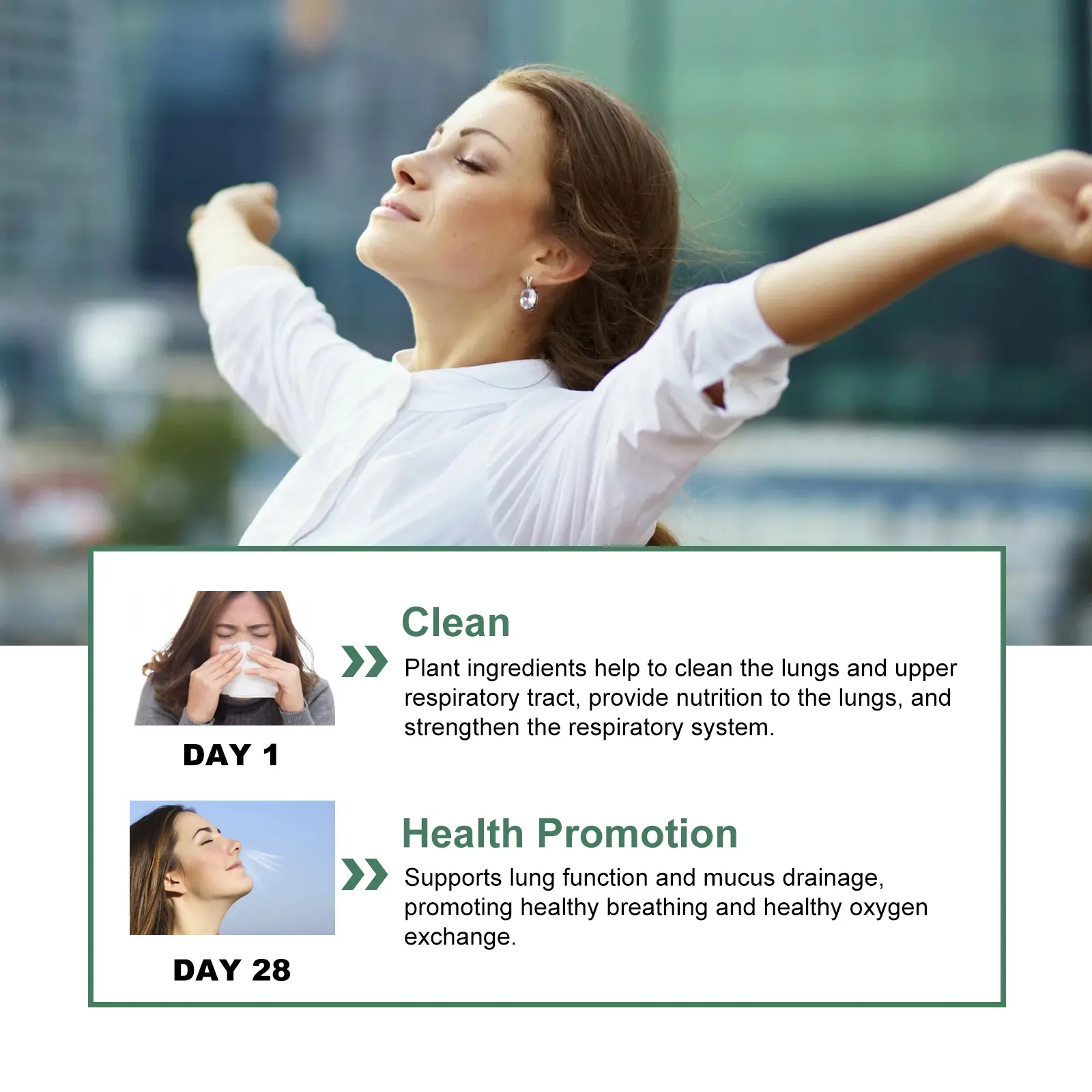 Body Cleansing Drops for Respiratory Support - Herbal Extract Formula 13 googeer body cleansing drops nasal GOH02 A012 30 WH1 4120
