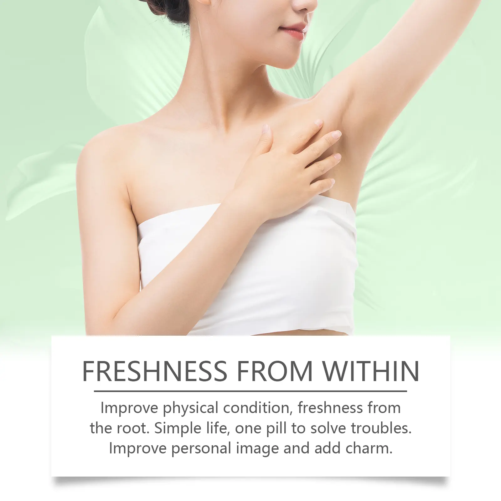 Body Deodorant Capsules with Vitamin C for All-Day Freshness 17 googeer body deodorant capsules GO B04 0006 01 4469