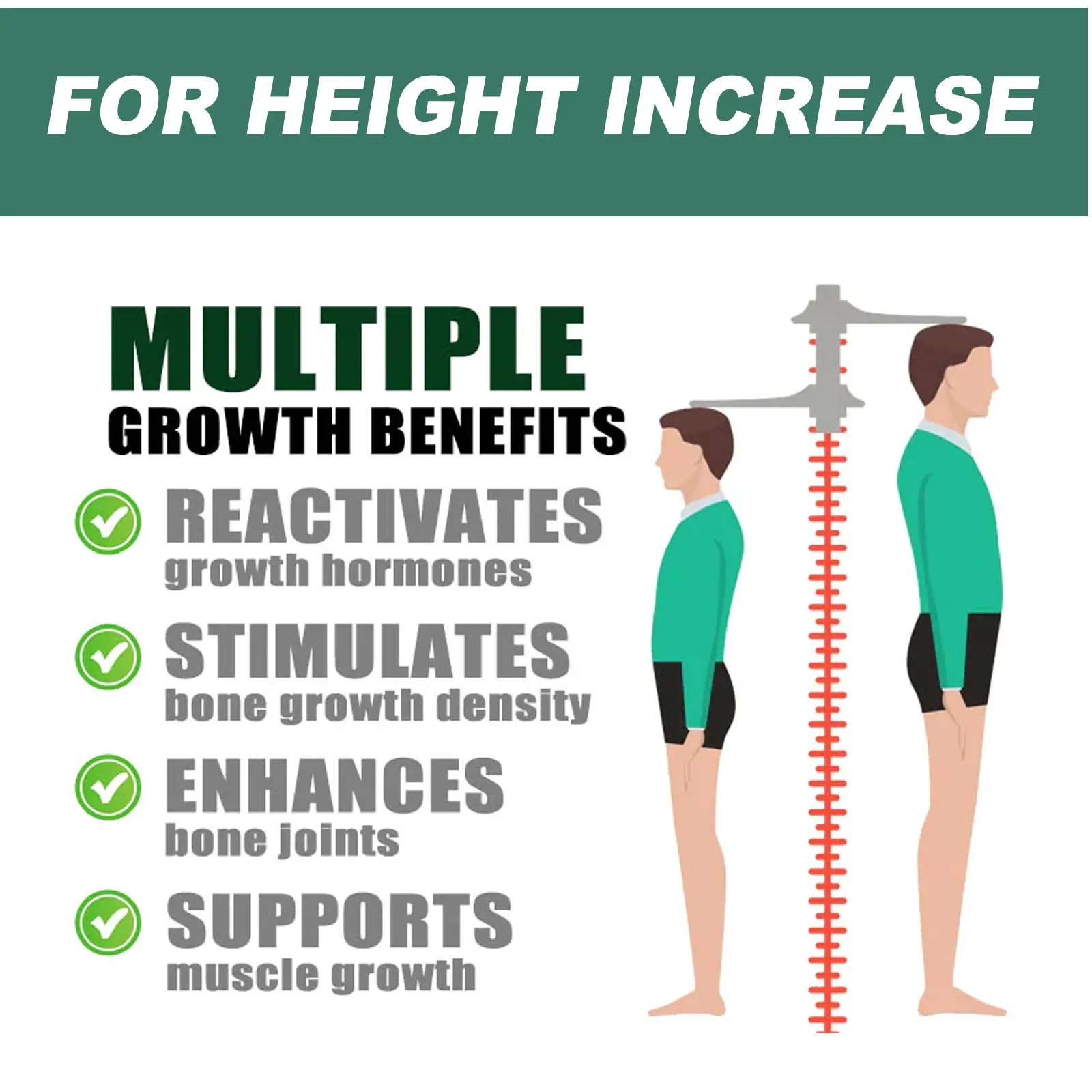 Body Energy Supplement for Bone and Joint Support - Googeer 11 googeer body enhancement supplements GOH02 A042 30 GN1 1491