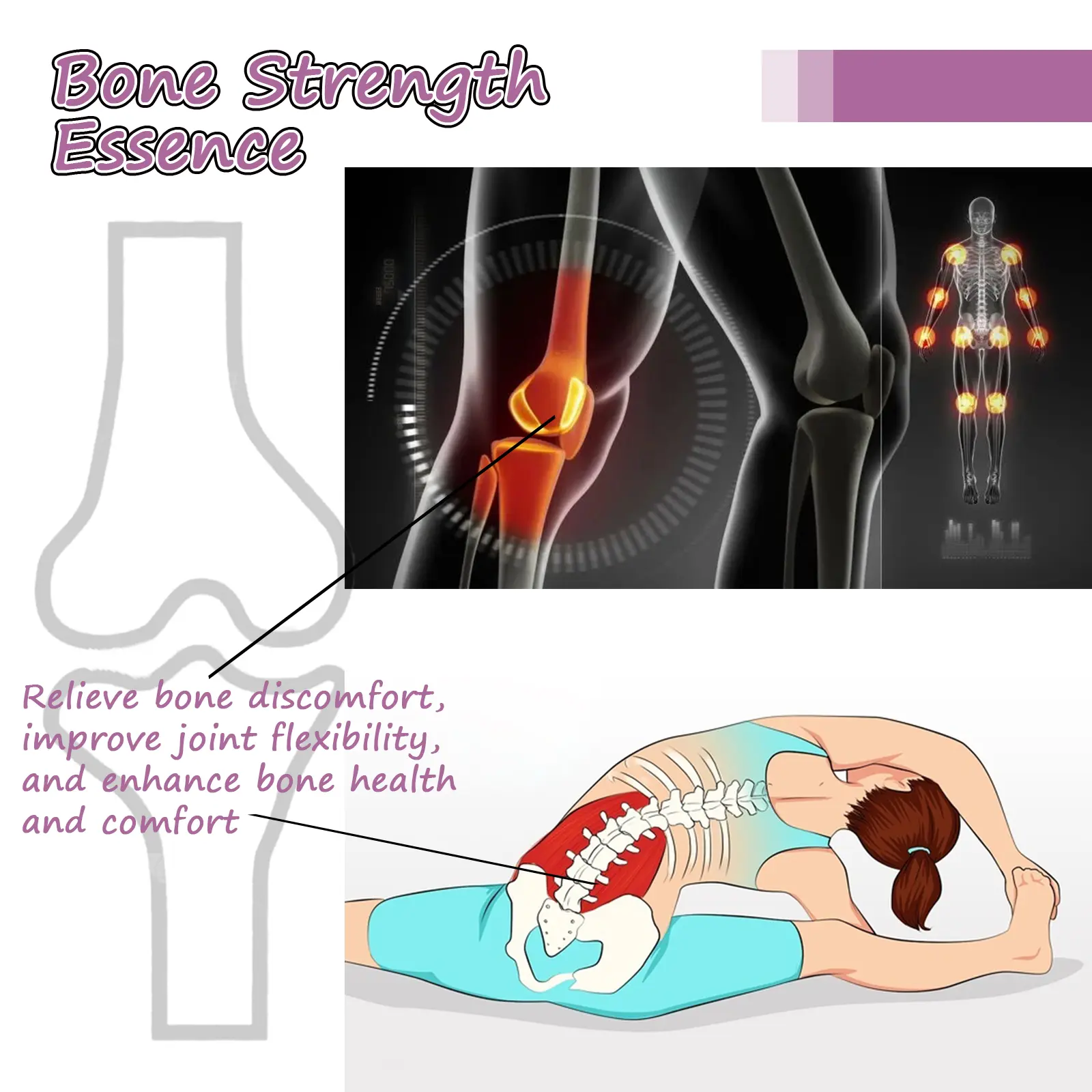Bone Strength Essence for Joint Support & Calcium Absorption - Googeer 14 googeer bone strength essence joint pain GOI02 A028 30 WH1 1953