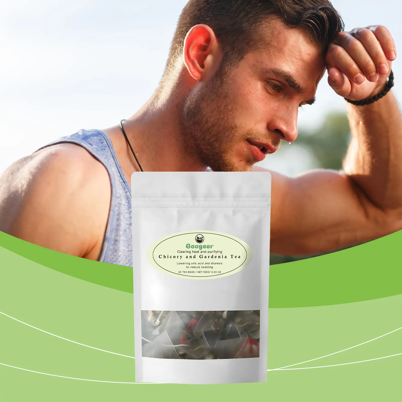 Gourmet Chicory Gardenia Herbal Tea 8 googeer chicory gardenia tea body GO I01 0020 01 4816