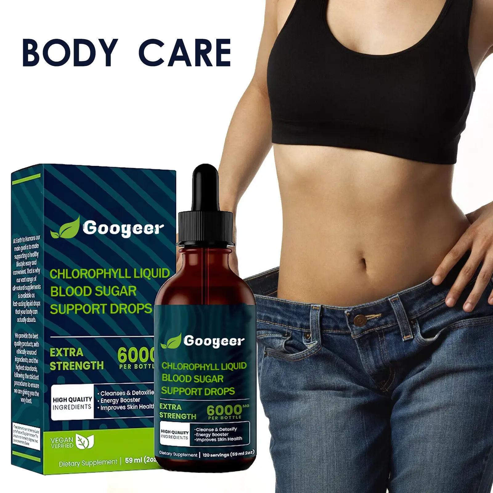 Chlorophyll Body Care Drops for Dry Mouth & Fitness Support - Googer 7 googeer chlorophyll body care drops dry mouth GOA08 A004 59 GN1 3328