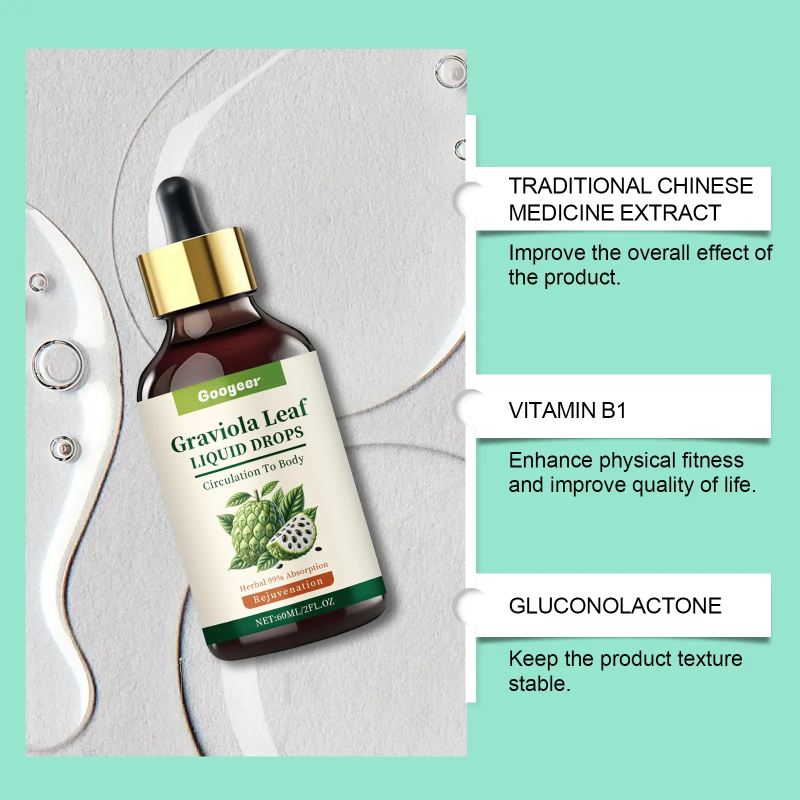 Avocado Shampoo with Egg Yolk Extract & Tocopherol 14 googeer dietary energy supply drops GO I02 0177 01 3951