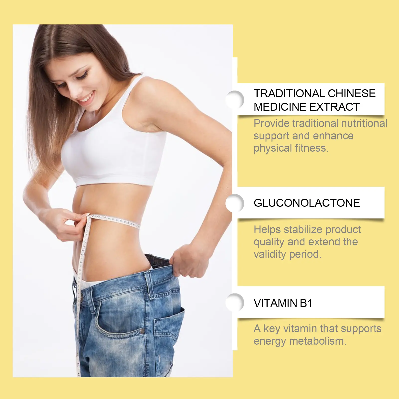 Chinese Herbal Dietary Supplement with Vitamin B1 - Dietary 11 googeer dietary supplement body treatment GOI02 A068 60 YE1 3154