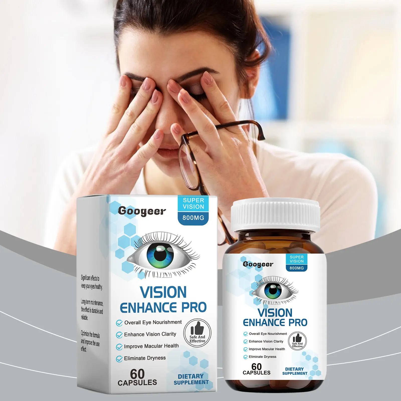 Vitamin C Supplement Capsules for Energy Support by Googer 8 googeer dietary supplement capsule GO I02 0178 01 839