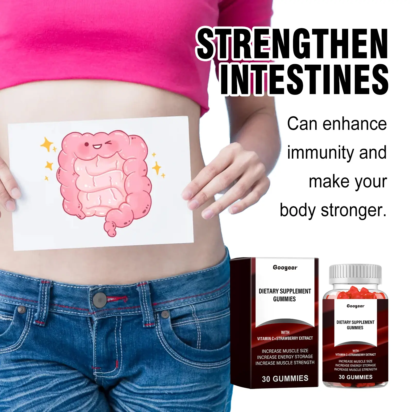 Coffee Extract Gummy with Vitamin E - Daily Wellness Support 11 googeer dietary supplement gummy therapy GOB07 A013 30 WH1 4079