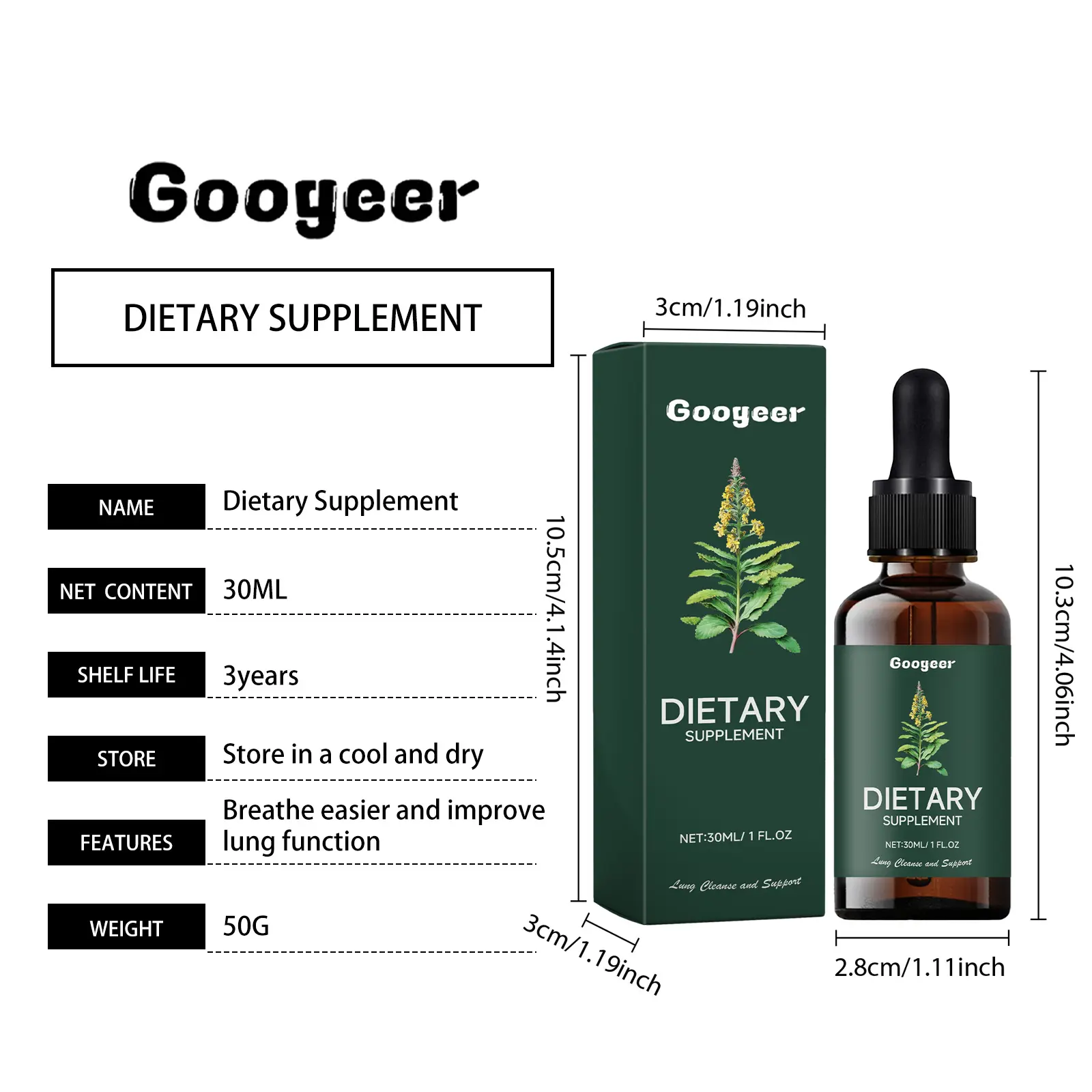 Throat Support Drops for Soothing Sore Throat Relief by Googeer 7 googeer dietary supplement throat discomfort GOI02 A035 30 GN1 2021