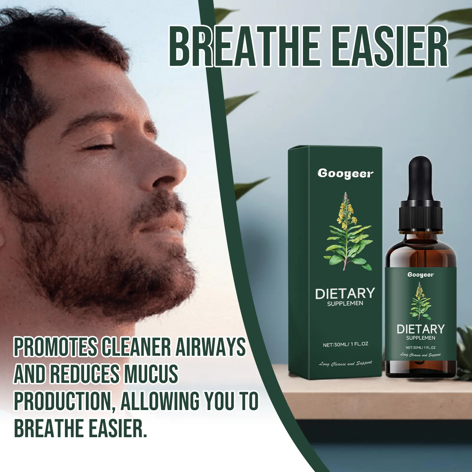 Throat Support Drops for Soothing Sore Throat Relief by Googeer 13 googeer dietary supplement throat discomfort GOI02 A035 30 GN1 2027