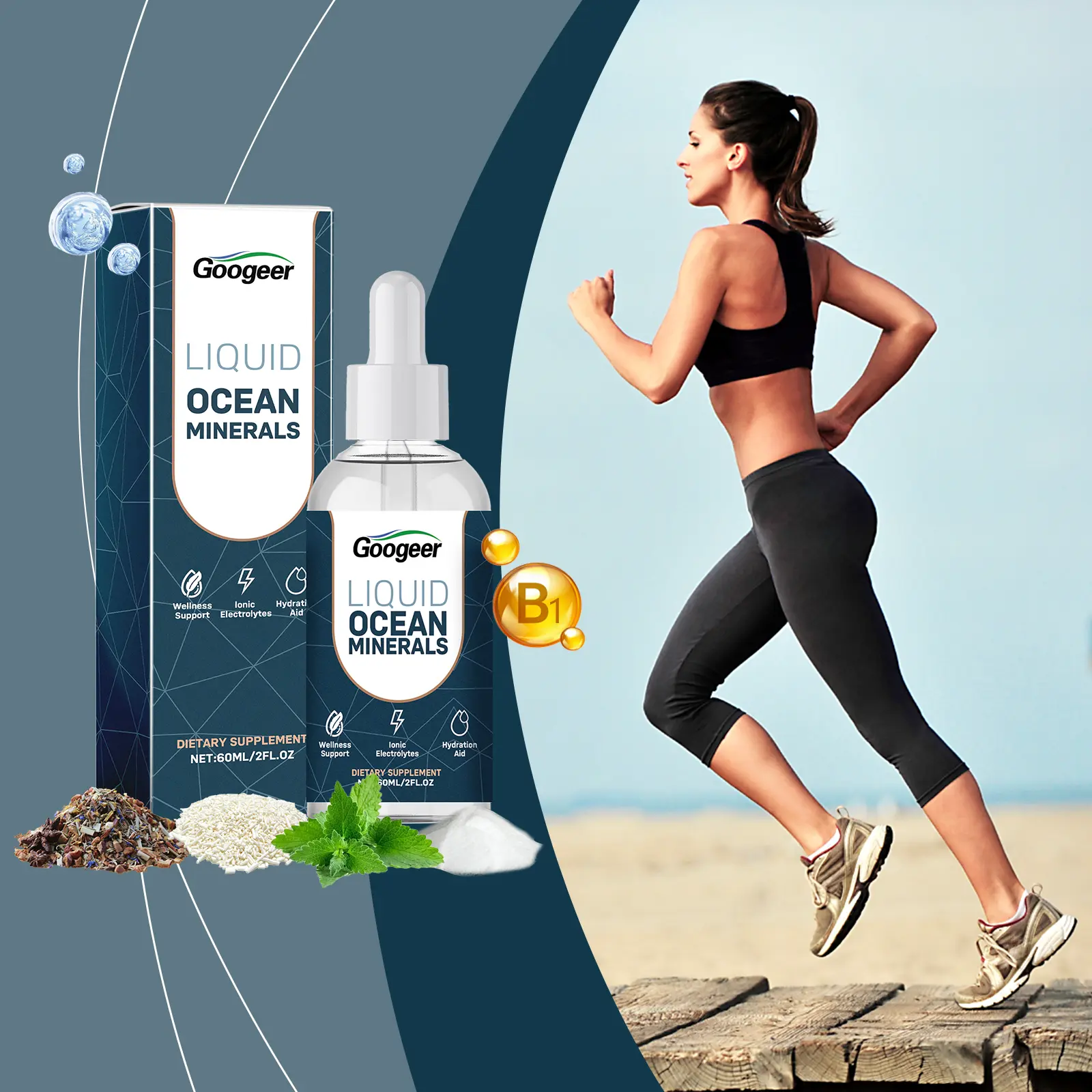 Dietary Supplements for Wellness Support - Mint Extract Drops 8 googeer dietary supplements body healing GO I03 0014 01 4611