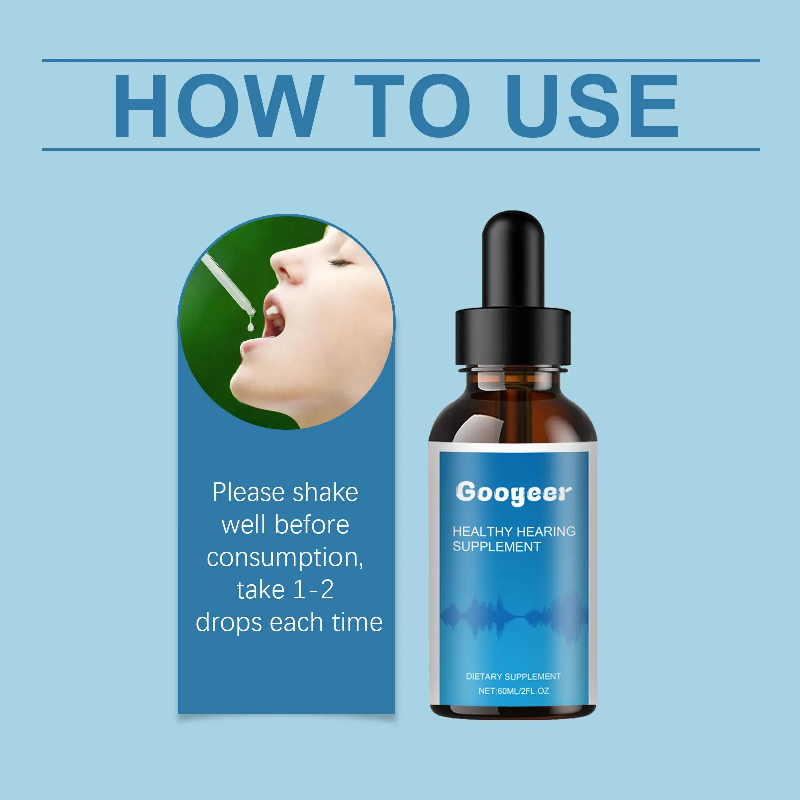 Ear Discomfort Relief Drops with Mint & Potassium Sorbate by Googeer 9 googeer ear drops hearing GOB07 A044 60 BU1 2718