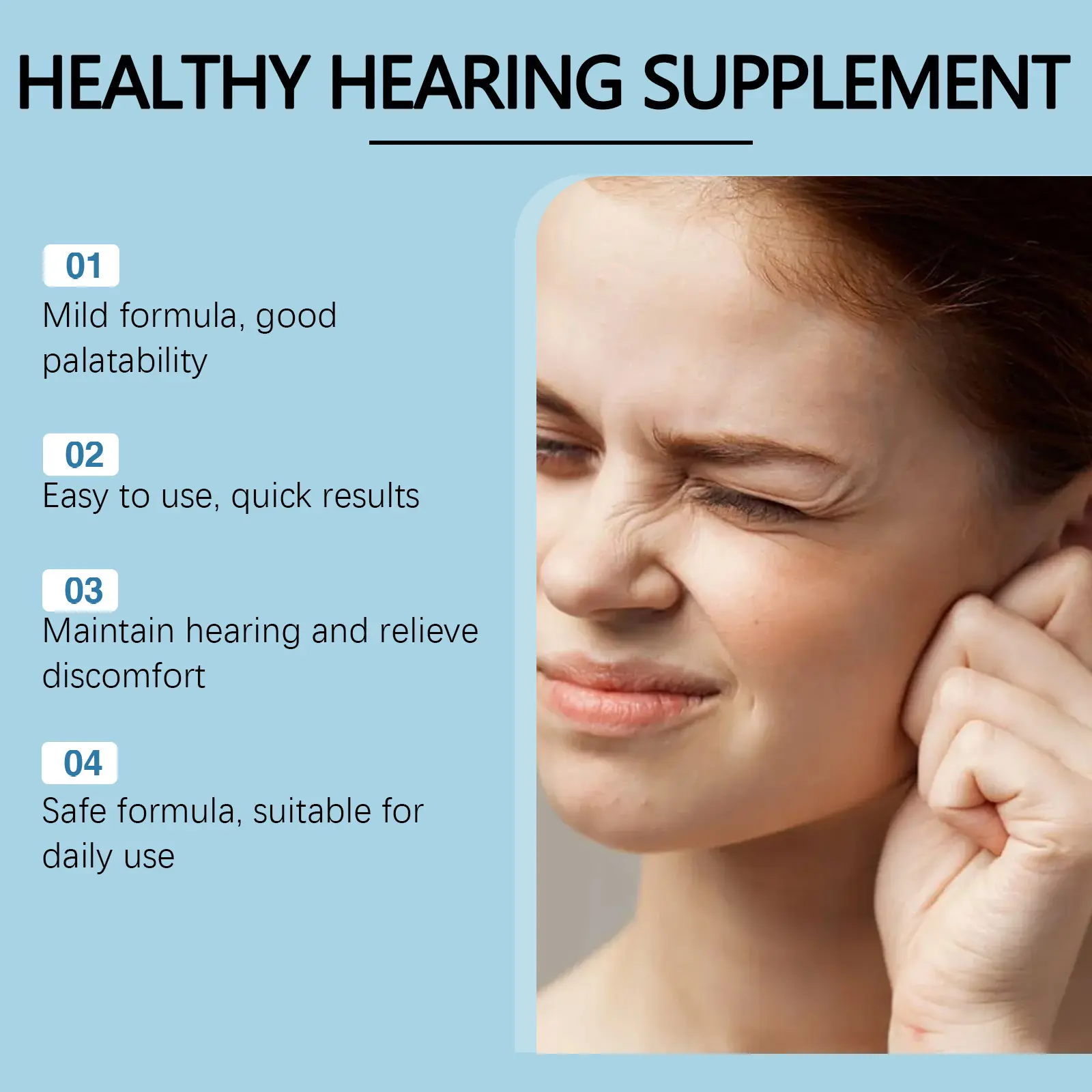 Ear Discomfort Relief Drops with Mint & Potassium Sorbate by Googeer 10 googeer ear drops hearing GOB07 A044 60 BU1 2719