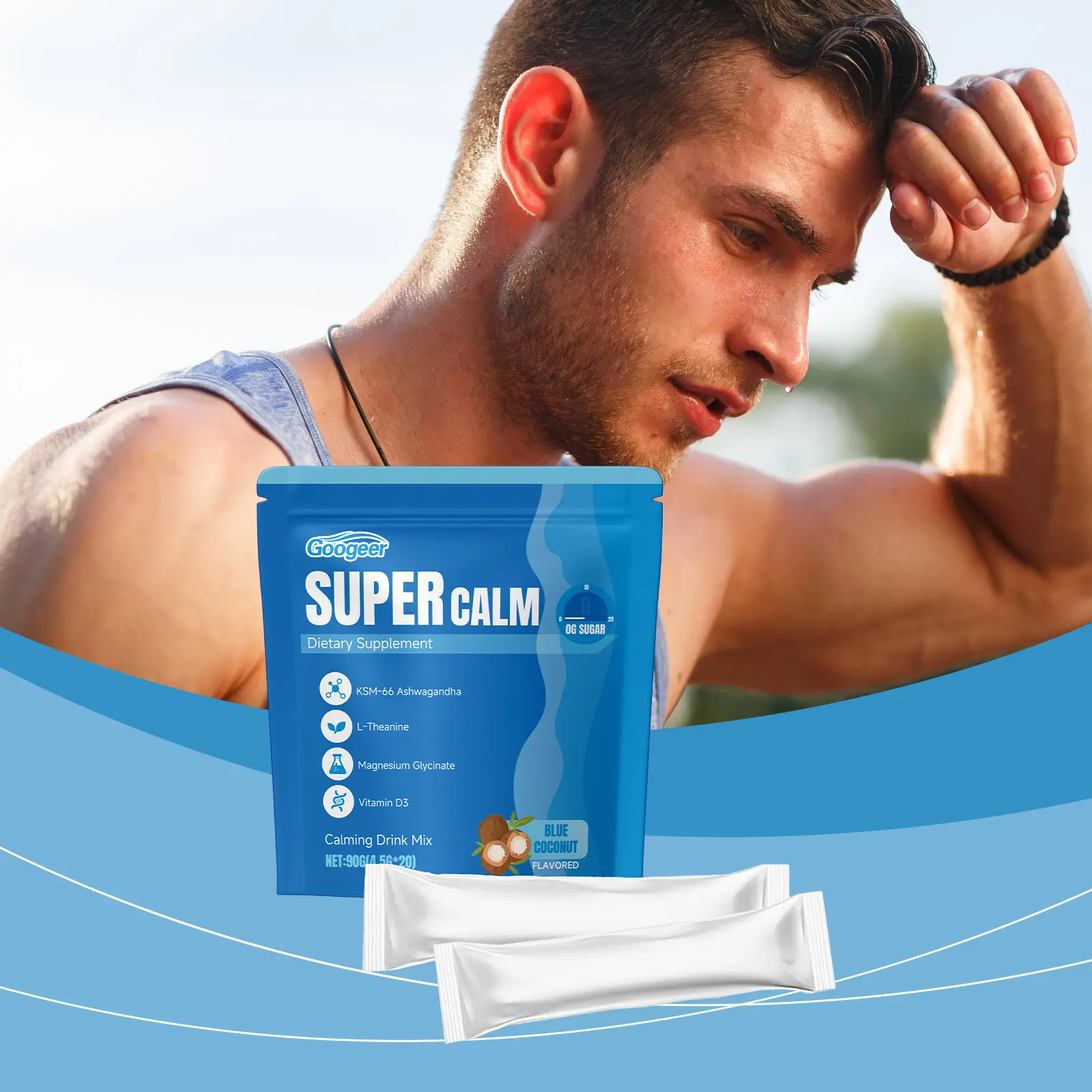 Coconut Electrolyte Powder - Rapid Hydration & Recovery 8 googeer electrolyte powder coconut GO B07 0080 01 4899