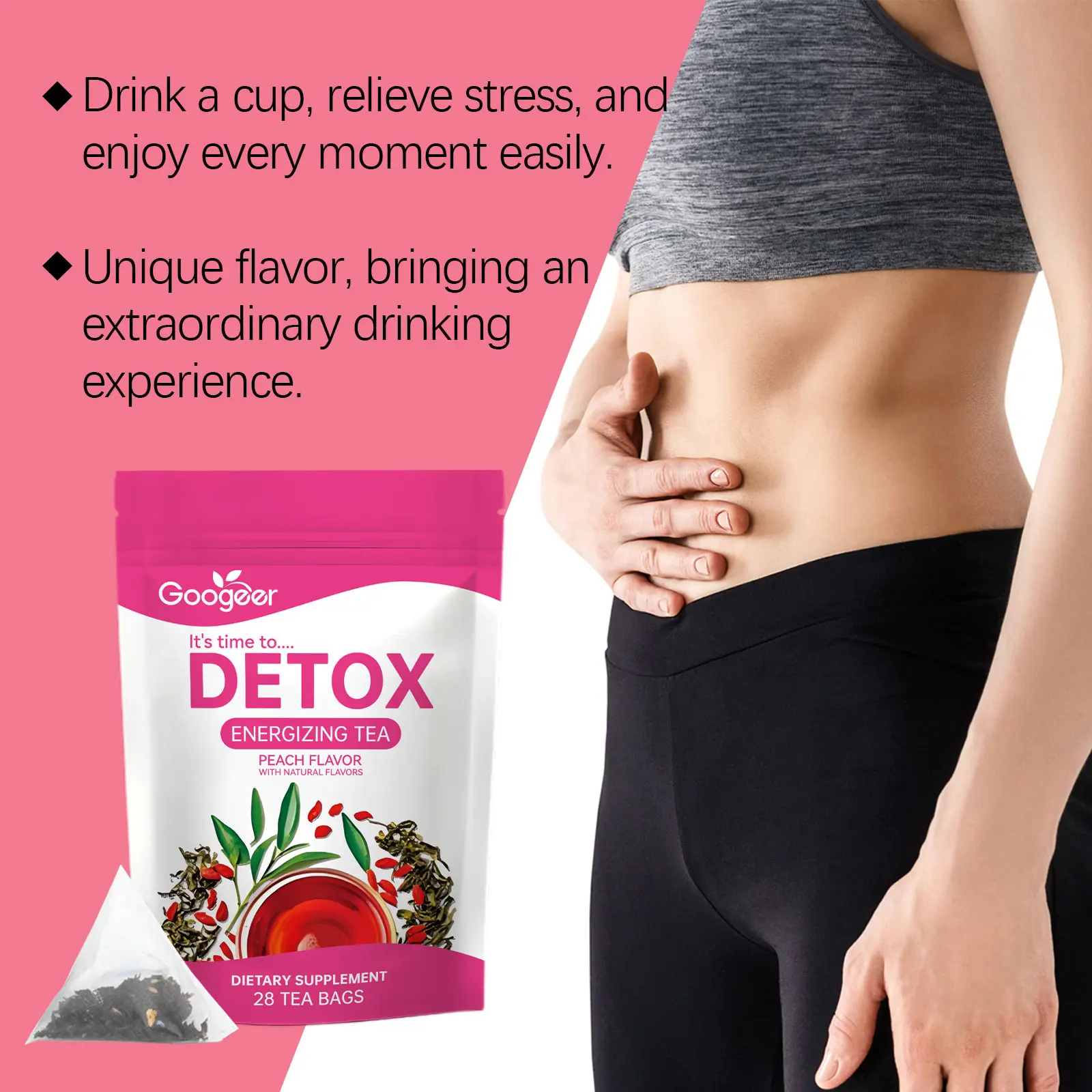 White Peach Oolong Herbal Tea - Refreshing Aromatic Blend 12 googeer energizing tea body treatment GO B08 0007 01 5218