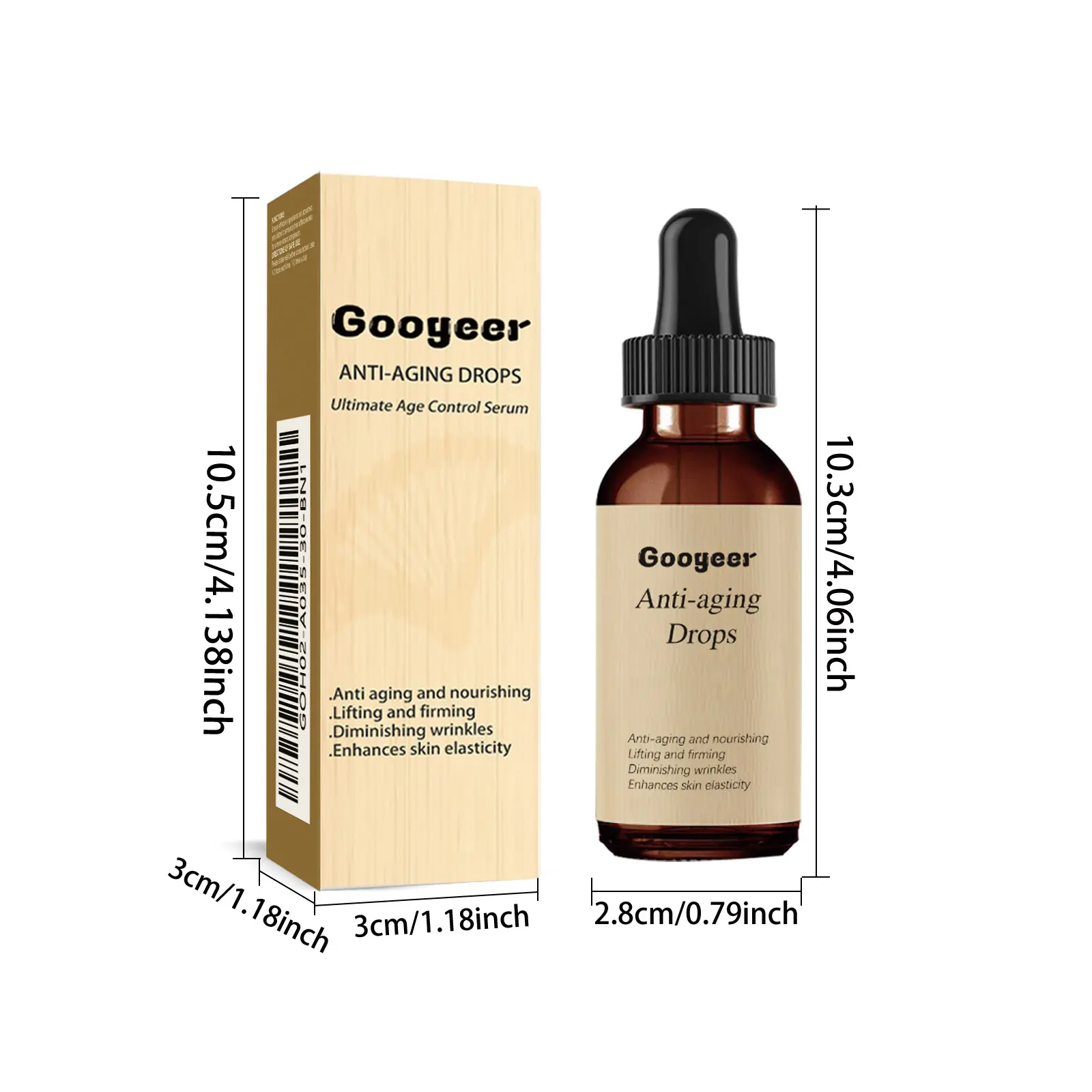 Oral Facial Drops for Skin Firming & Fine Line Reduction 7 googeer facial skin care drops fine lines GOH02 A035 30 BN1 4320