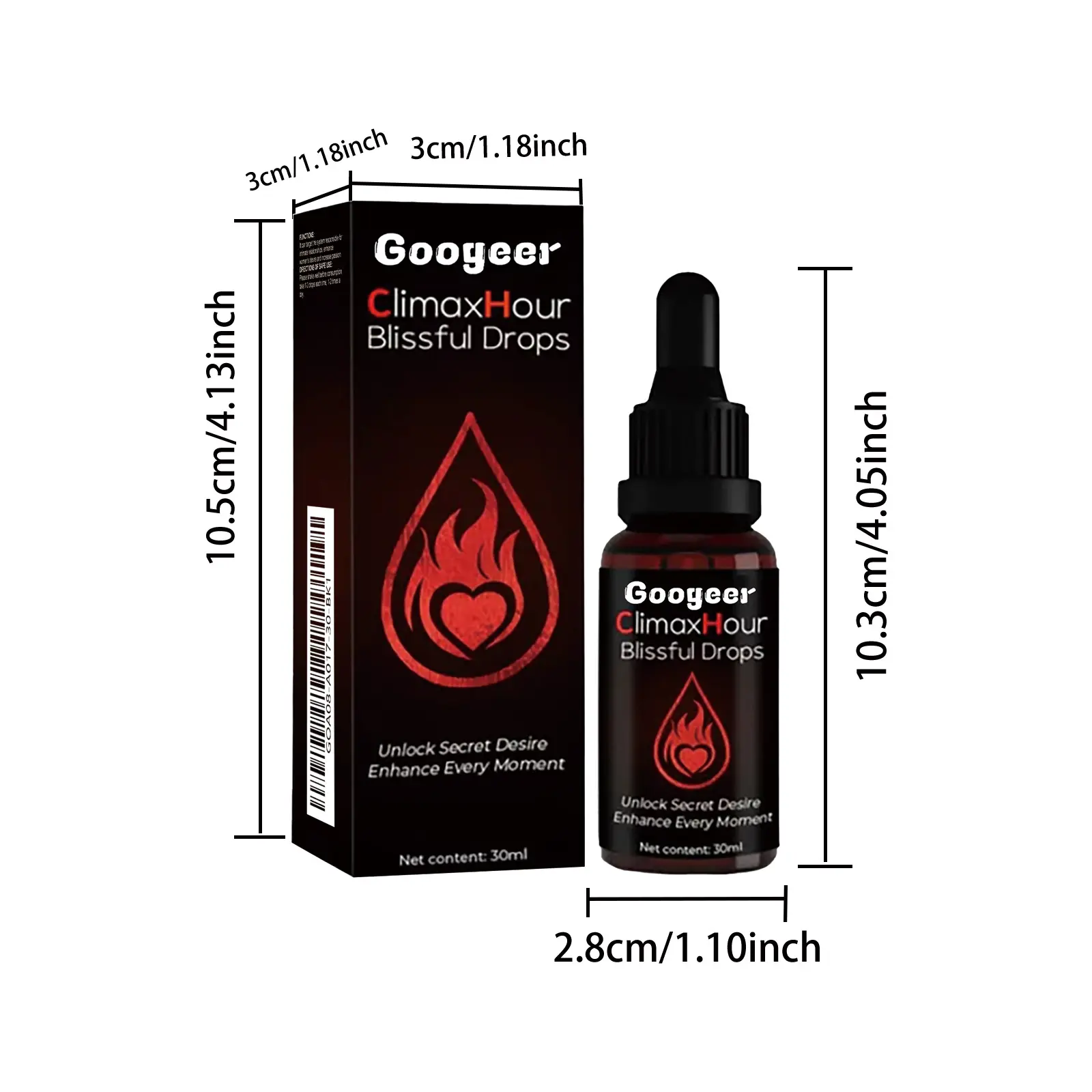 Female Orgasm Drops for Women's Wellness with Epimedium - Googeer 7 googeer female orgasm drops body care GOA08 A017 30 BK1 213