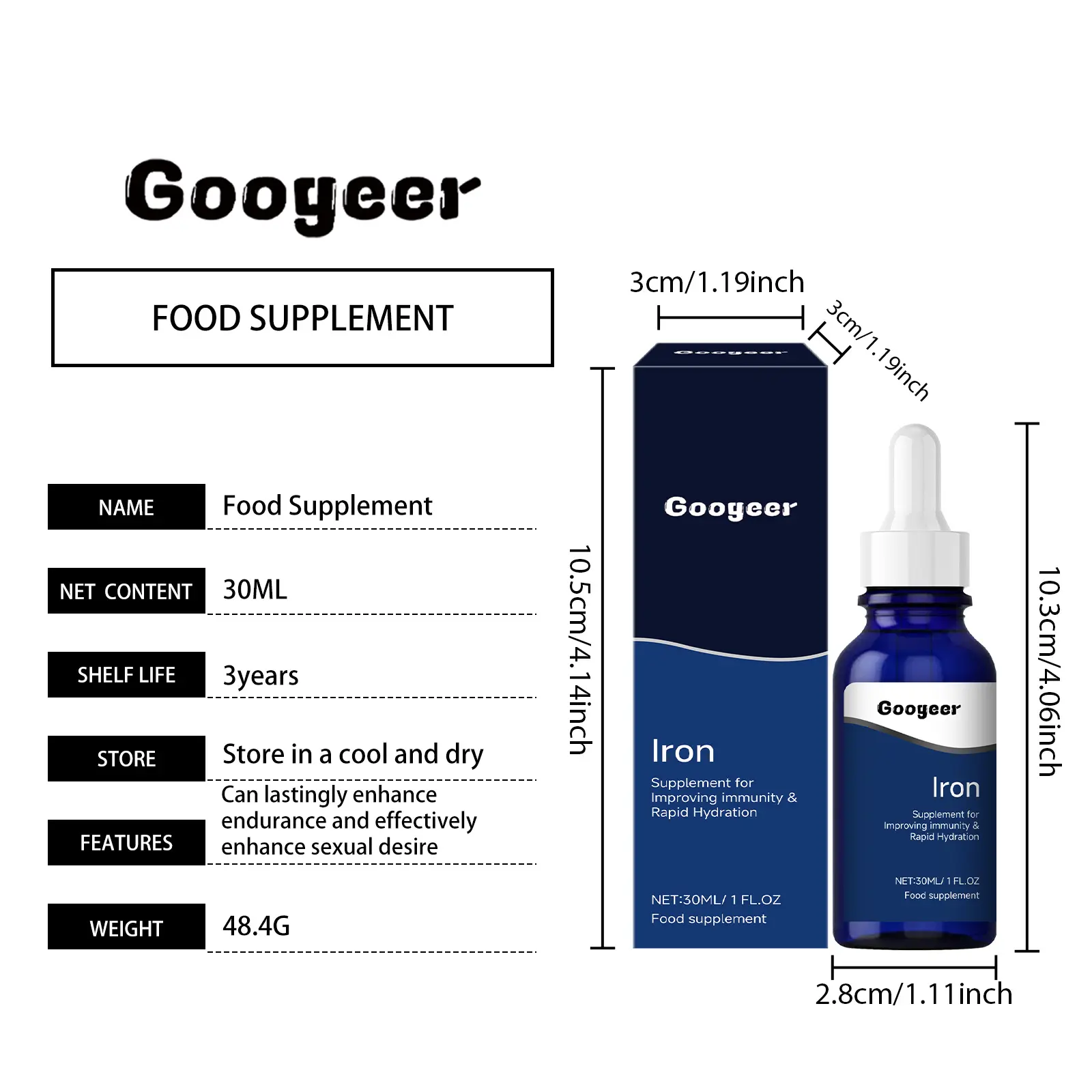 Prostate and Kidney Support Supplement for Vitality - Googer 7 googeer food supplement prostate kidney GOB11 A005 30 BU1 2760