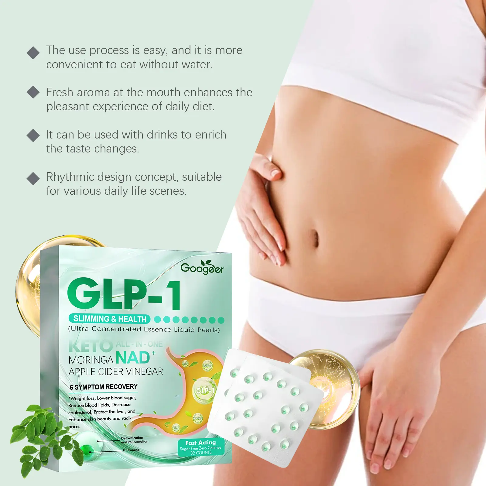GLP-1 Intestinal Care Popping Beads Supplement 11 googeer glp1 intestinal care bead GO I02 0242 01 5581