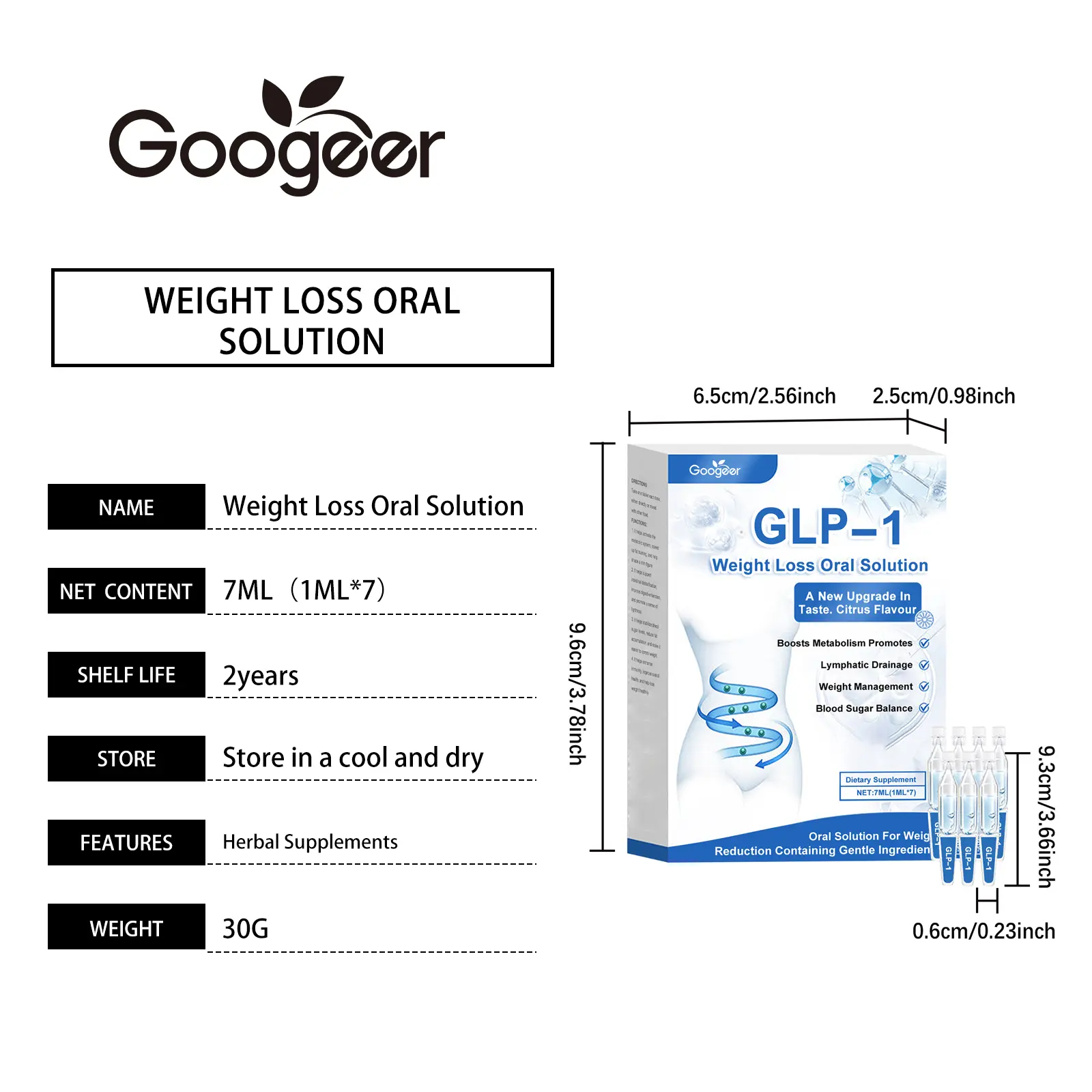 GLP-1 Intestinal Support Drops for Digestive Wellness & Metabolic Rhythm 7 googeer glp1 intestinal slimming drops GO I02 0239 01 5557
