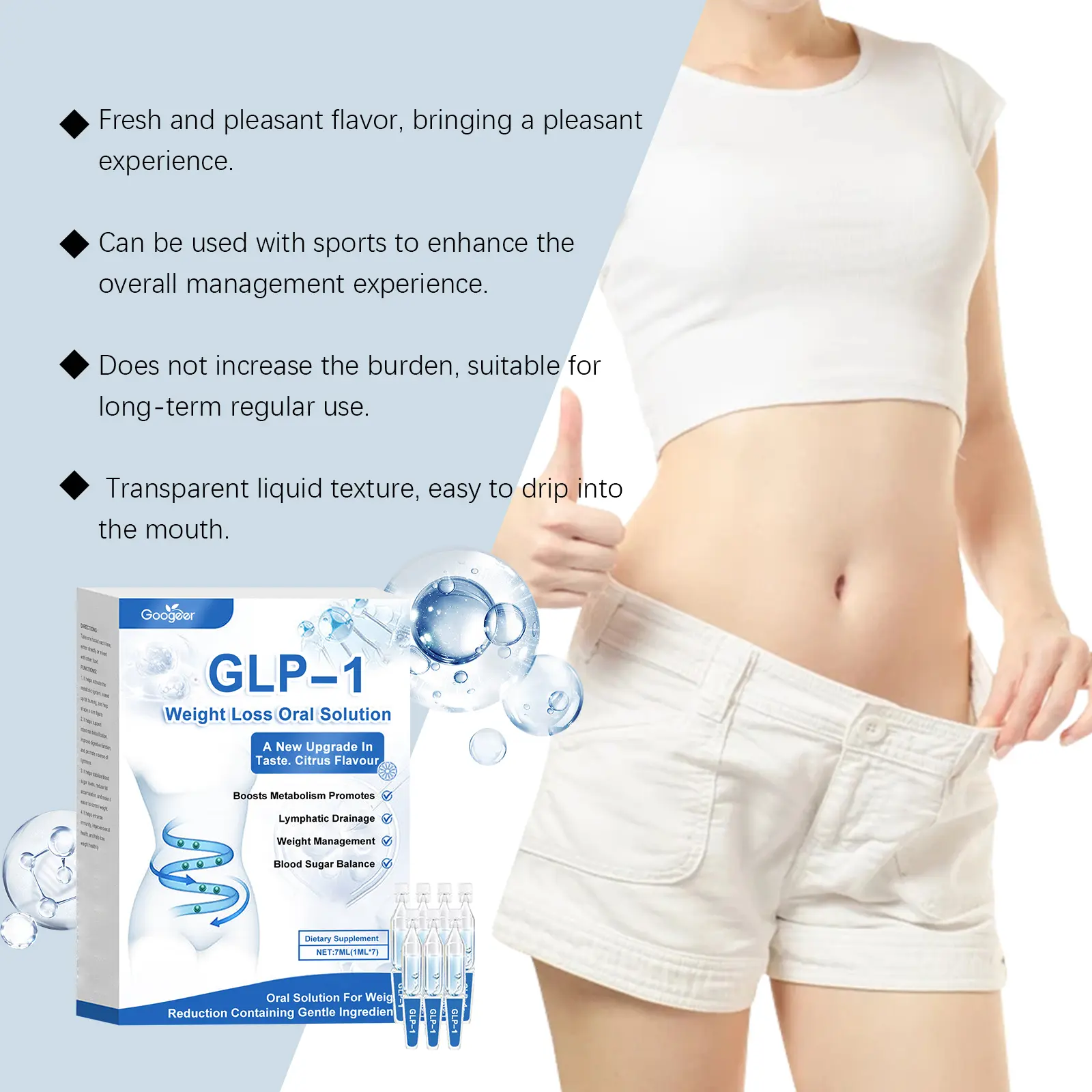 GLP-1 Intestinal Support Drops for Digestive Wellness & Metabolic Rhythm 14 googeer glp1 intestinal slimming drops GO I02 0239 01 5560