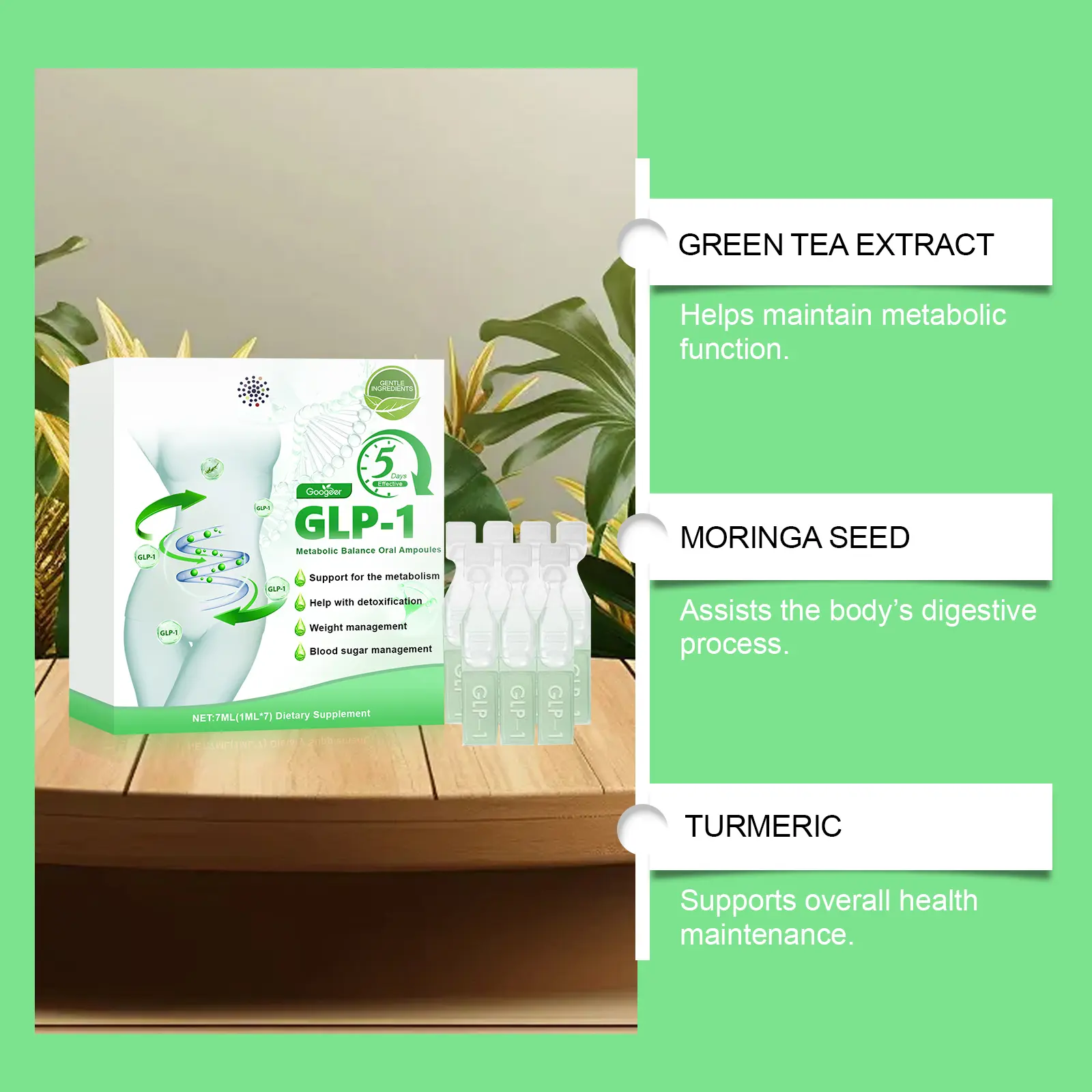 GLP-1 Metabolism Support Drops - Natural Body Cleansing Formula 14 googeer glp1 slimming drops GO I02 0243 01 5615