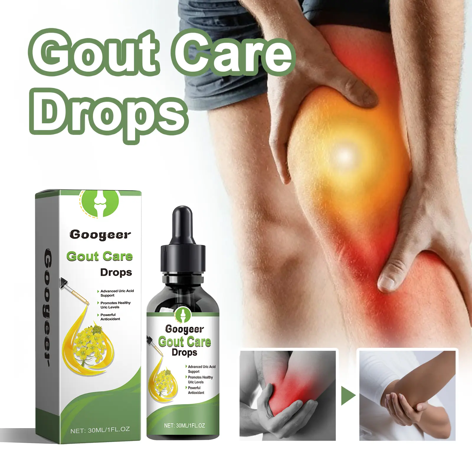 Gout Care Drops for Joint Support & Flexibility - Googeer 8 googeer gout care drops joint pain GOI02 A023 30 GN1 1000