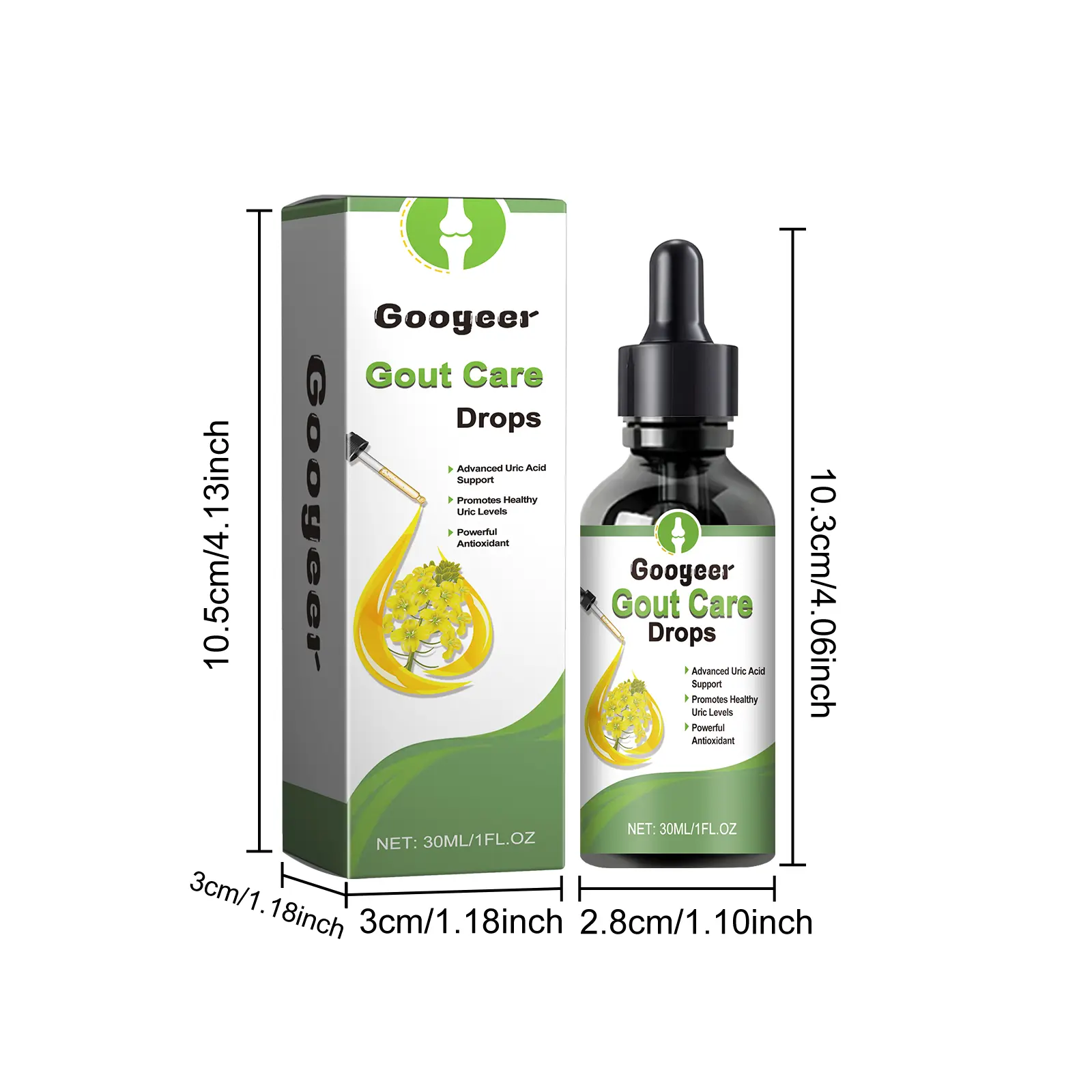 Gout Care Drops for Joint Support & Flexibility - Googeer 7 googeer gout care drops joint pain GOI02 A023 30 GN1 999