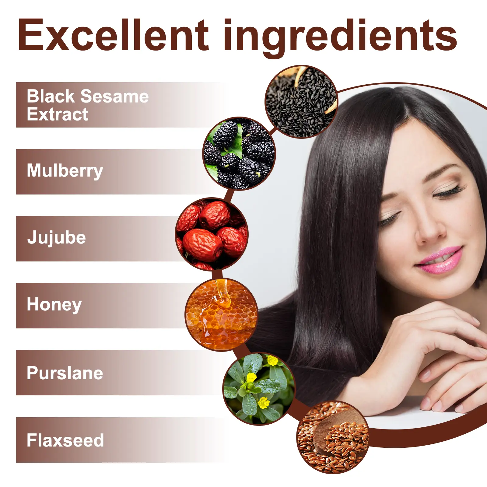Hair Follicle Care Black Sesame Balls - Nutrient-Rich Formula 9 googeer hair follicle black sesame ball GOH02 A018 12 WH1 4045