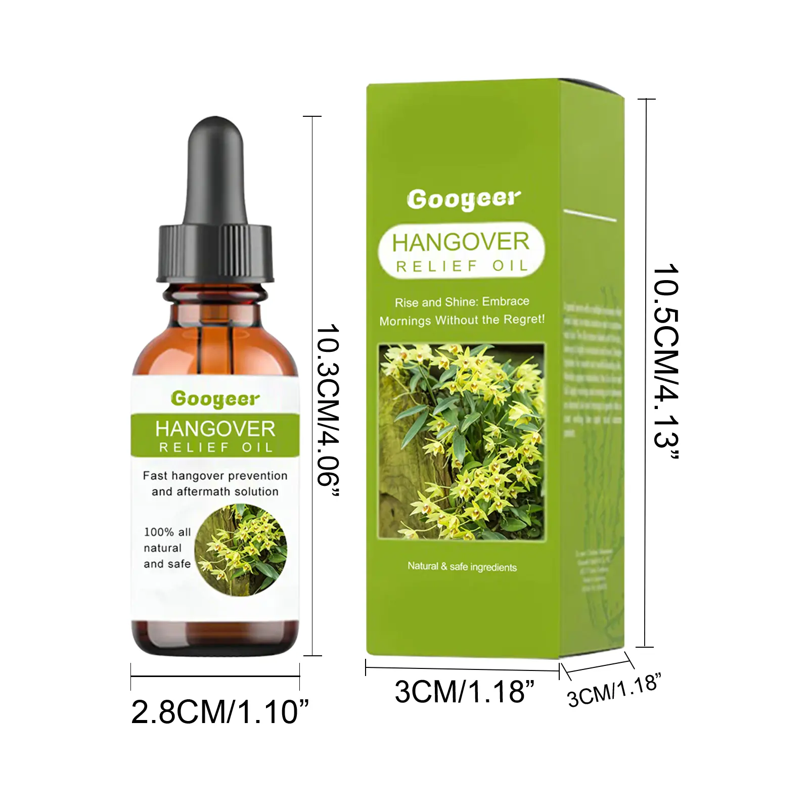 Hangover Relief Oil for Nausea, Fatigue & Dizziness 7 googeer hangover relief oil GOH02 A014 30 GN1 4394