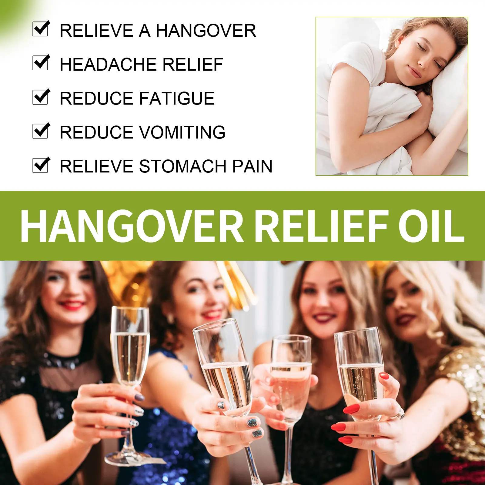 Hangover Relief Oil for Nausea, Fatigue & Dizziness 12 googeer hangover relief oil GOH02 A014 30 GN1 4396