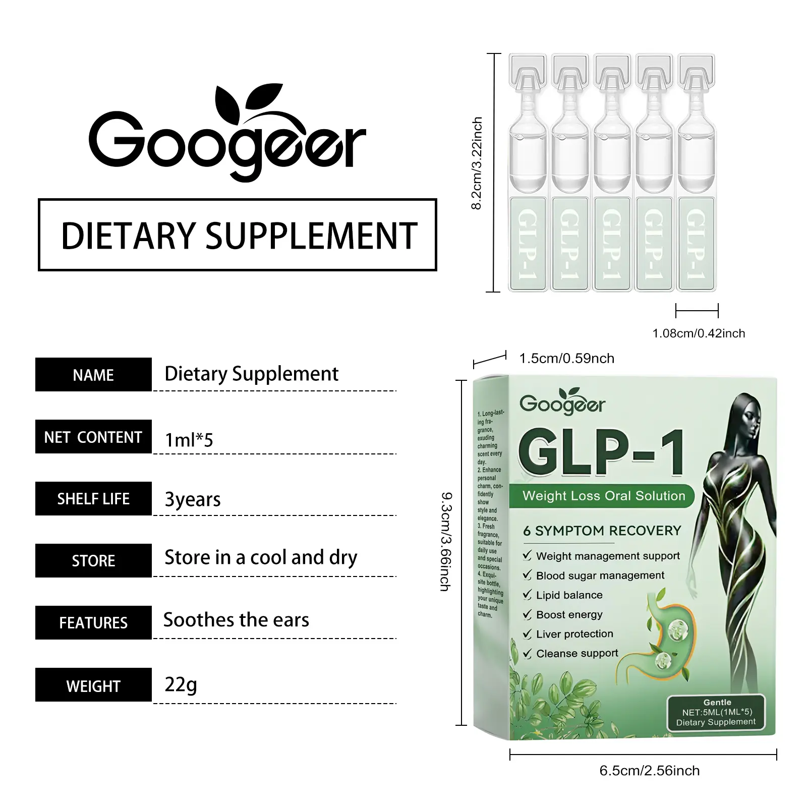 Balance Drops with TCM Extracts for Metabolic & Energy Support 7 googeer health slimming balance drops GO I03 0033 01 5363