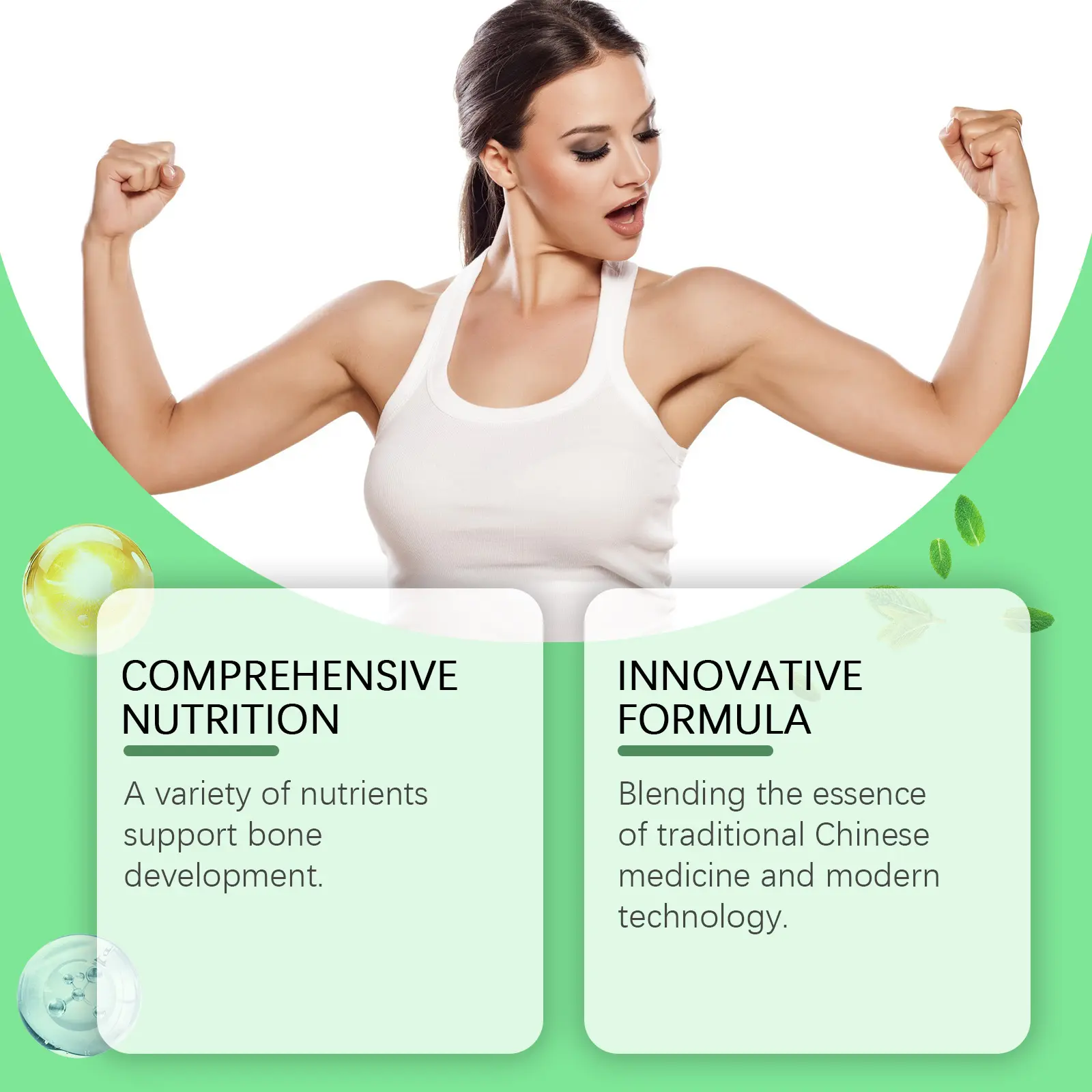 Herbal Supplement Drops with Vitamin B1 and Chinese Herbal Extracts by Googeer 12 googeer height boosting drops GO I02 0165 01 1092