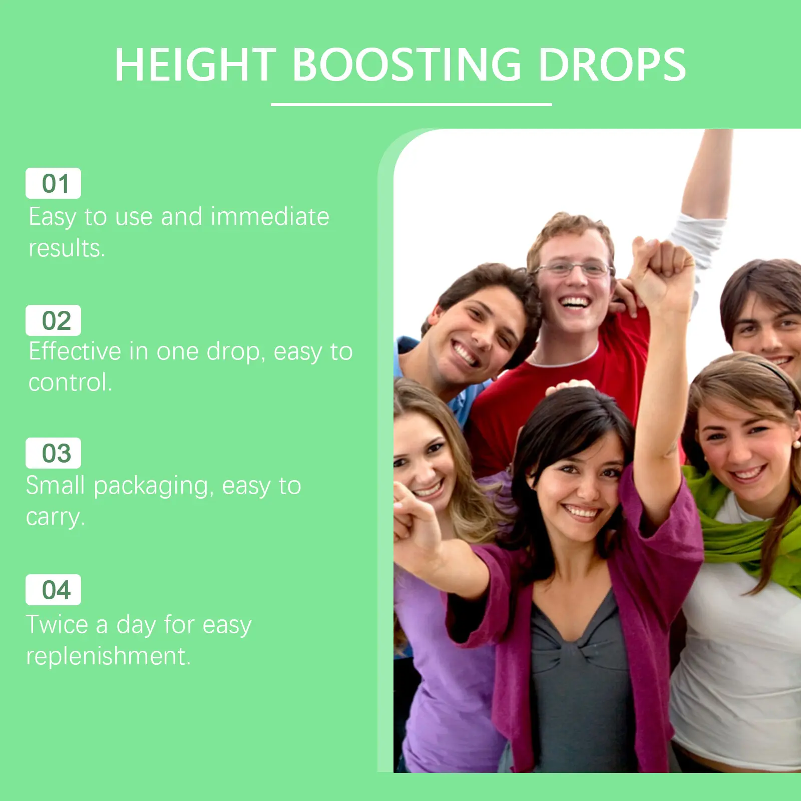 Herbal Supplement Drops with Vitamin B1 and Chinese Herbal Extracts by Googeer 13 googeer height boosting drops GO I02 0165 01 1093