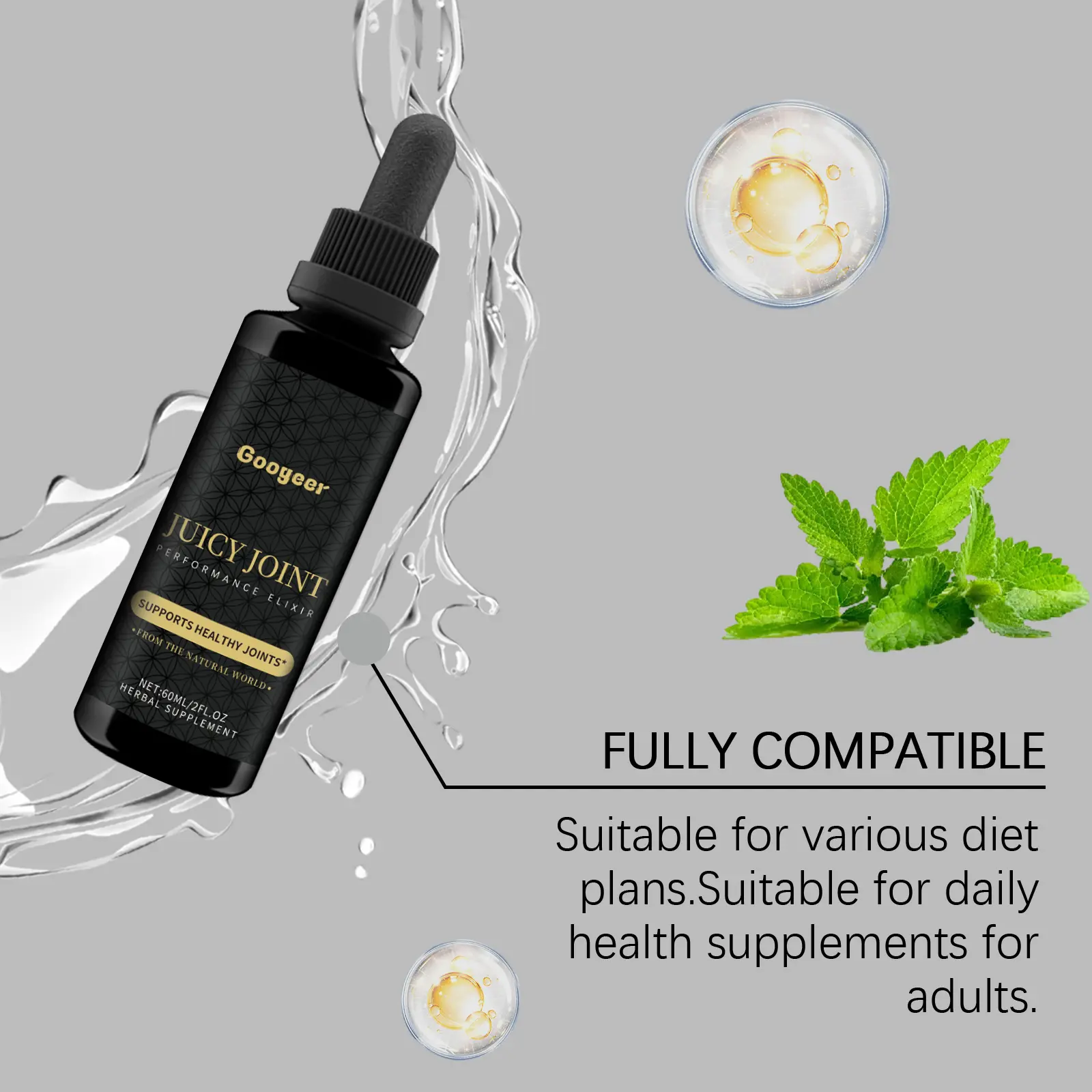 Chinese Herbal Supplement with Gluconolactone & Vitamin B1 - Metabolism & Vitality Support 13 googeer herbal supplement body treatment GO I02 0185 01 4256