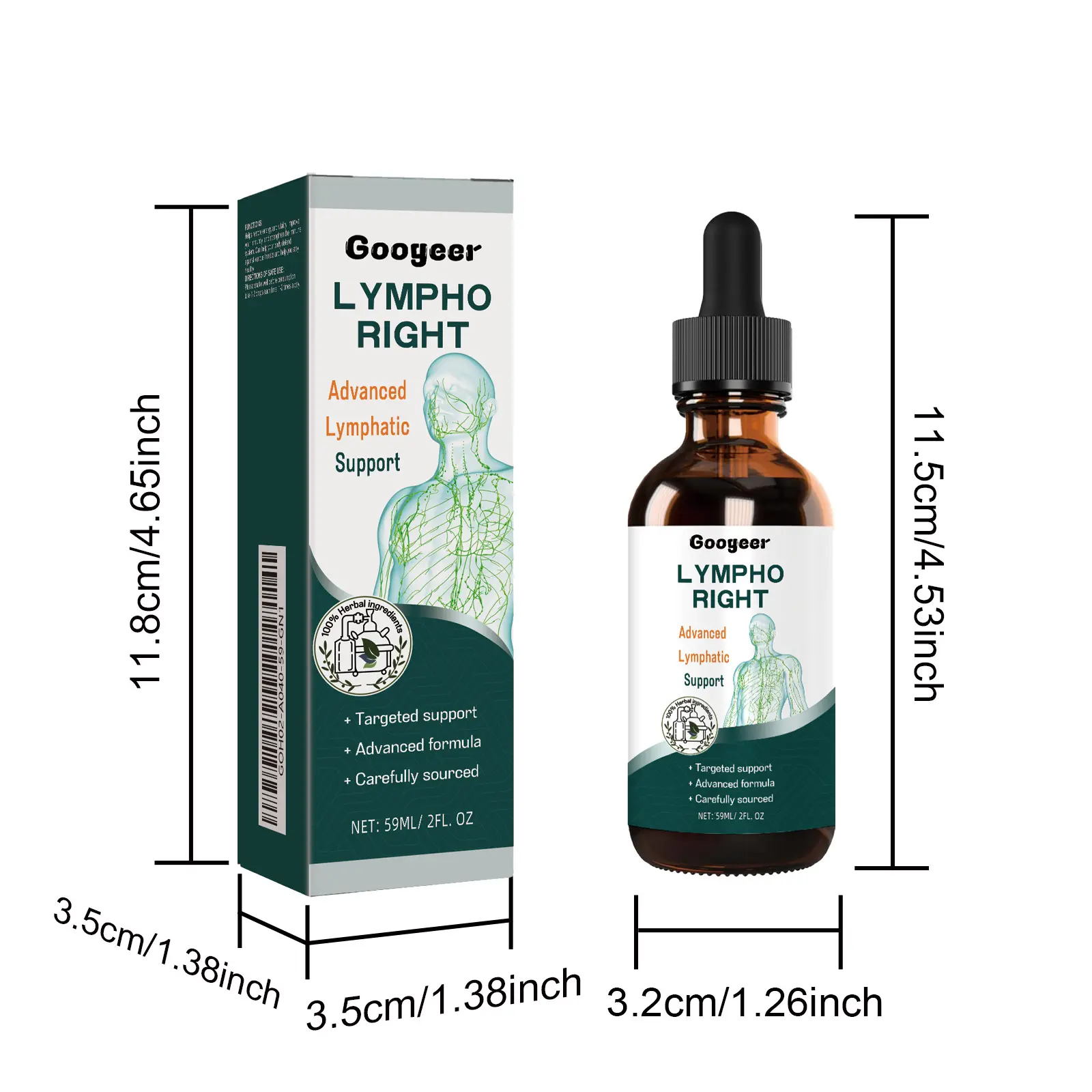 Herbal Supplement Drops for Lymphatic Support and Wellness 7 googeer herbal supplements lymphatic swelling GOH02 A040 59 GN1 4299