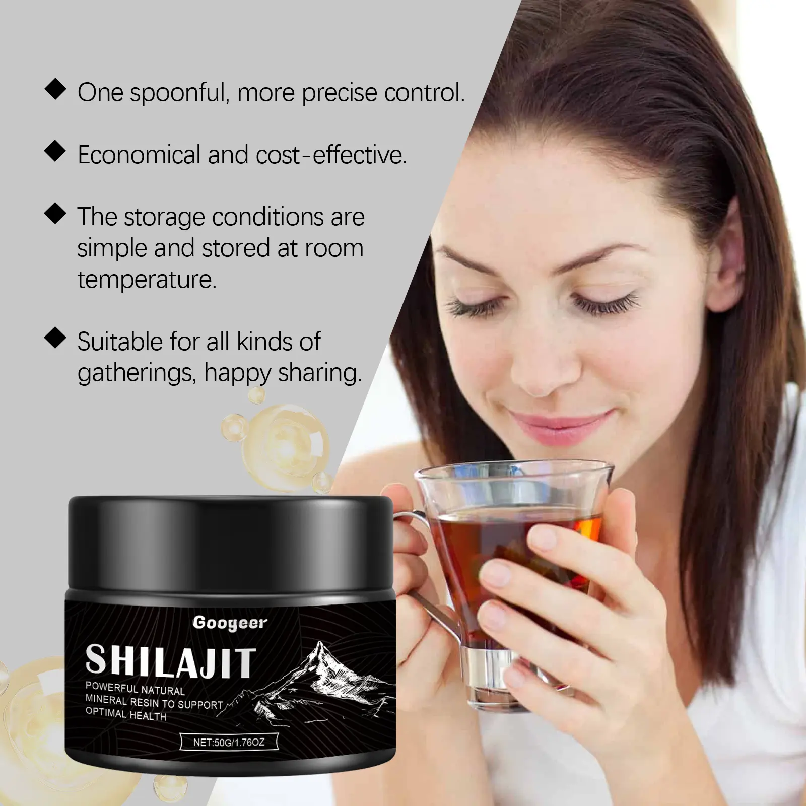 Immunity Supplement Cream with Loquat for Immune Support - Googer 14 googeer immunity supplement nutritional cream GOB07 A057 50 BK1 749