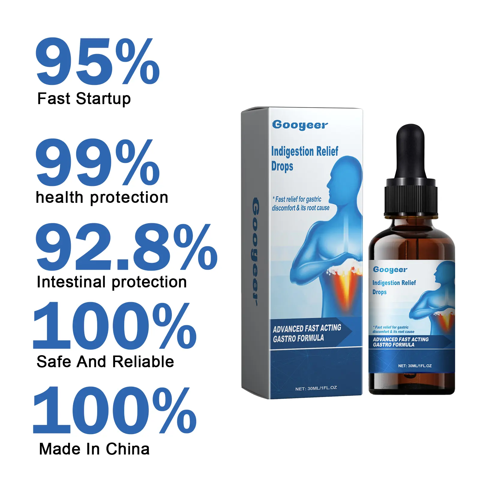 Indigestion Relief Drops for Bloating & Stomach Upset - Googeer 12 googeer indigestion relief drops stomach GOI02 A015 30 BU1 1833