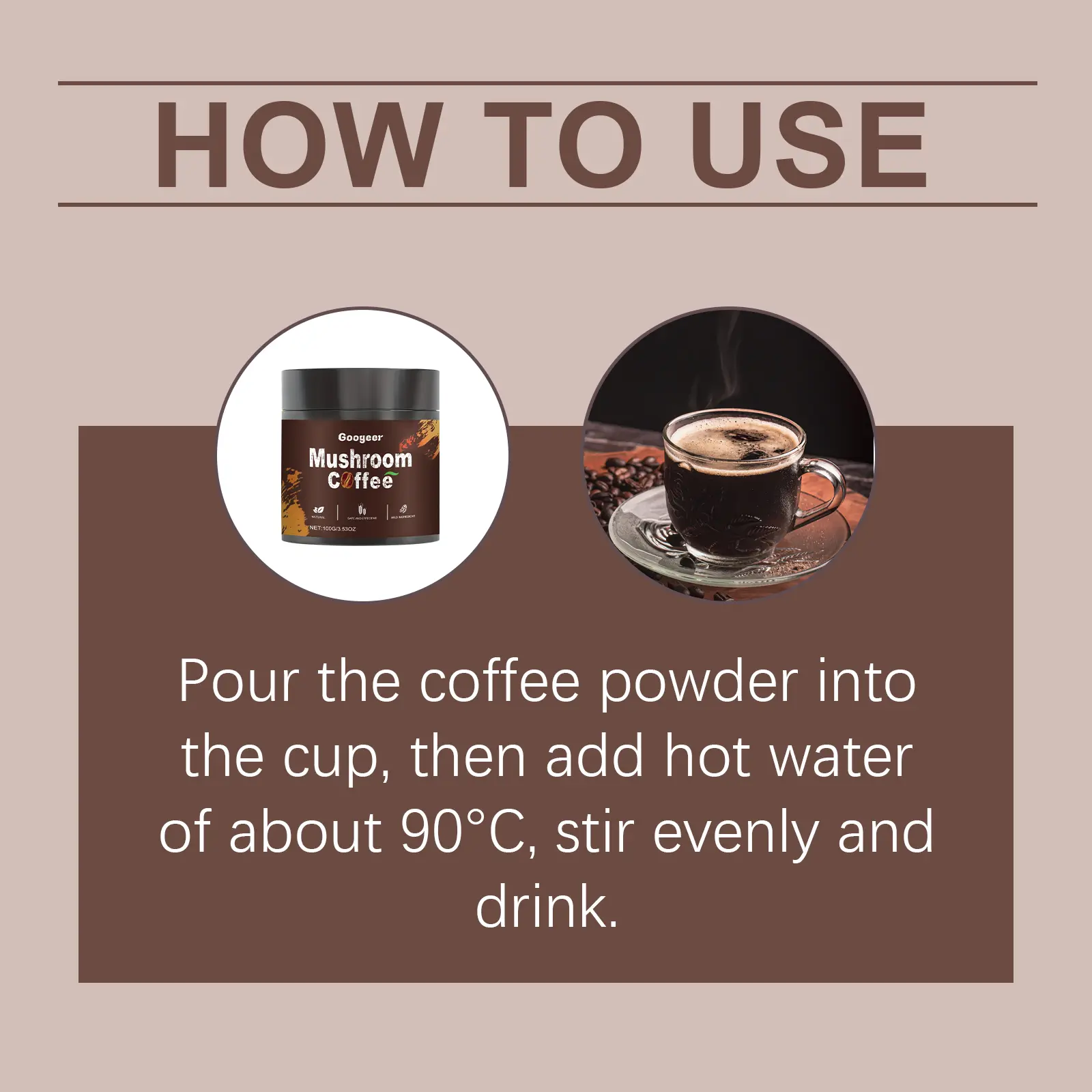 Instant Mushroom Coffee with Xylitol for Mellow Flavor - Googeer 10 googeer instant mushroom coffee entry GO I03 0005 02 618